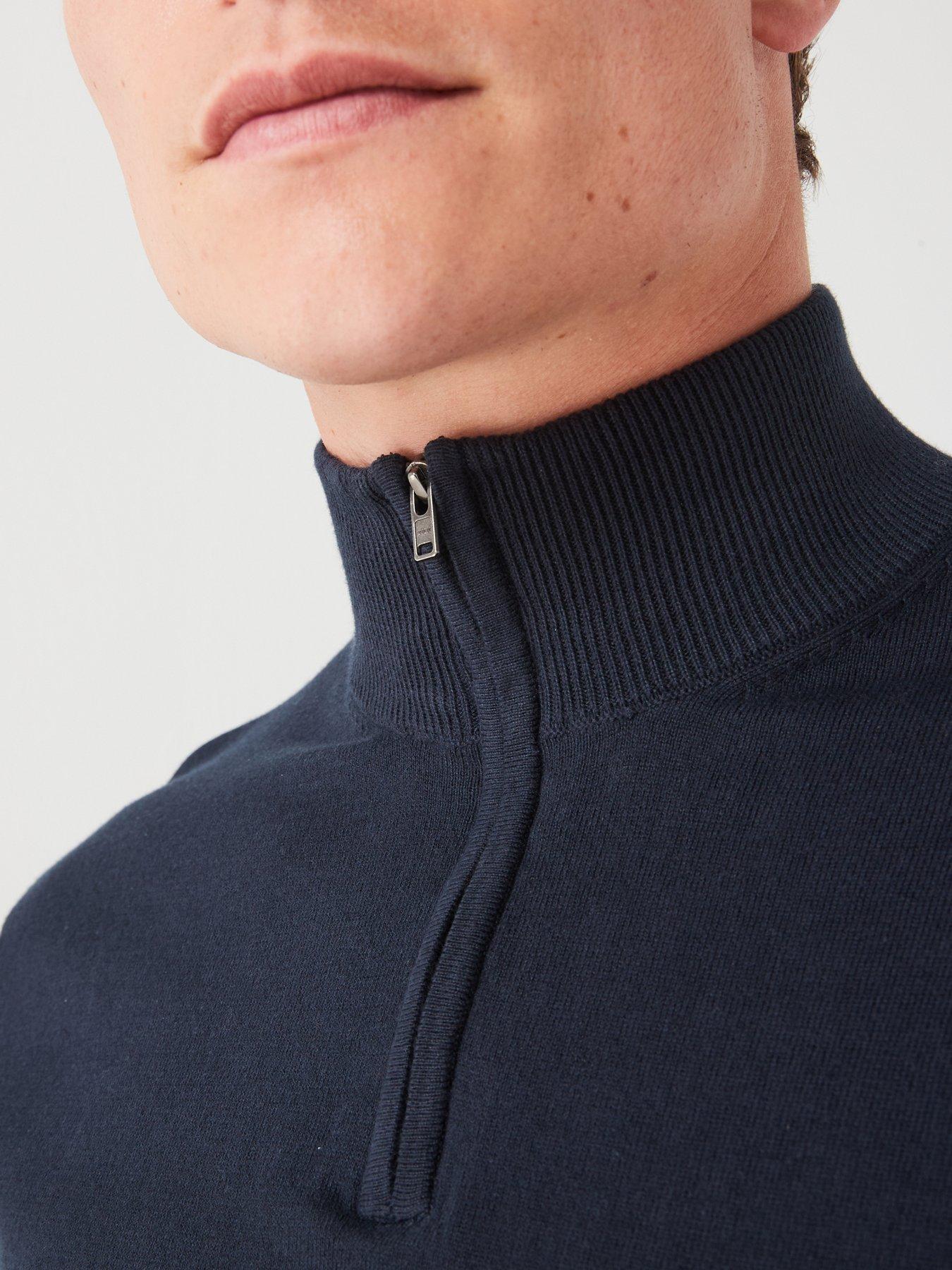 Chunky Cotton Jumper- Navy