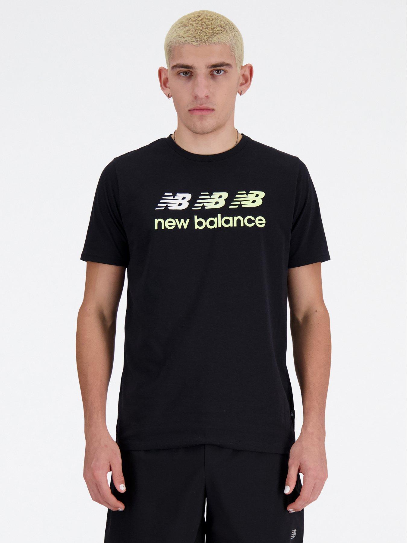 undefined Mens Training Heathertech Graphic T-Shirt - Black