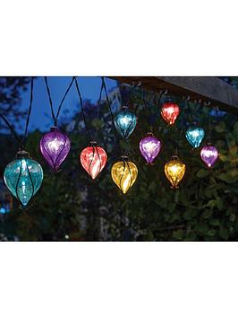 Product photograph of Smart Solar Balloon Rainbow String Lights - Set Of 10 from very.co.uk