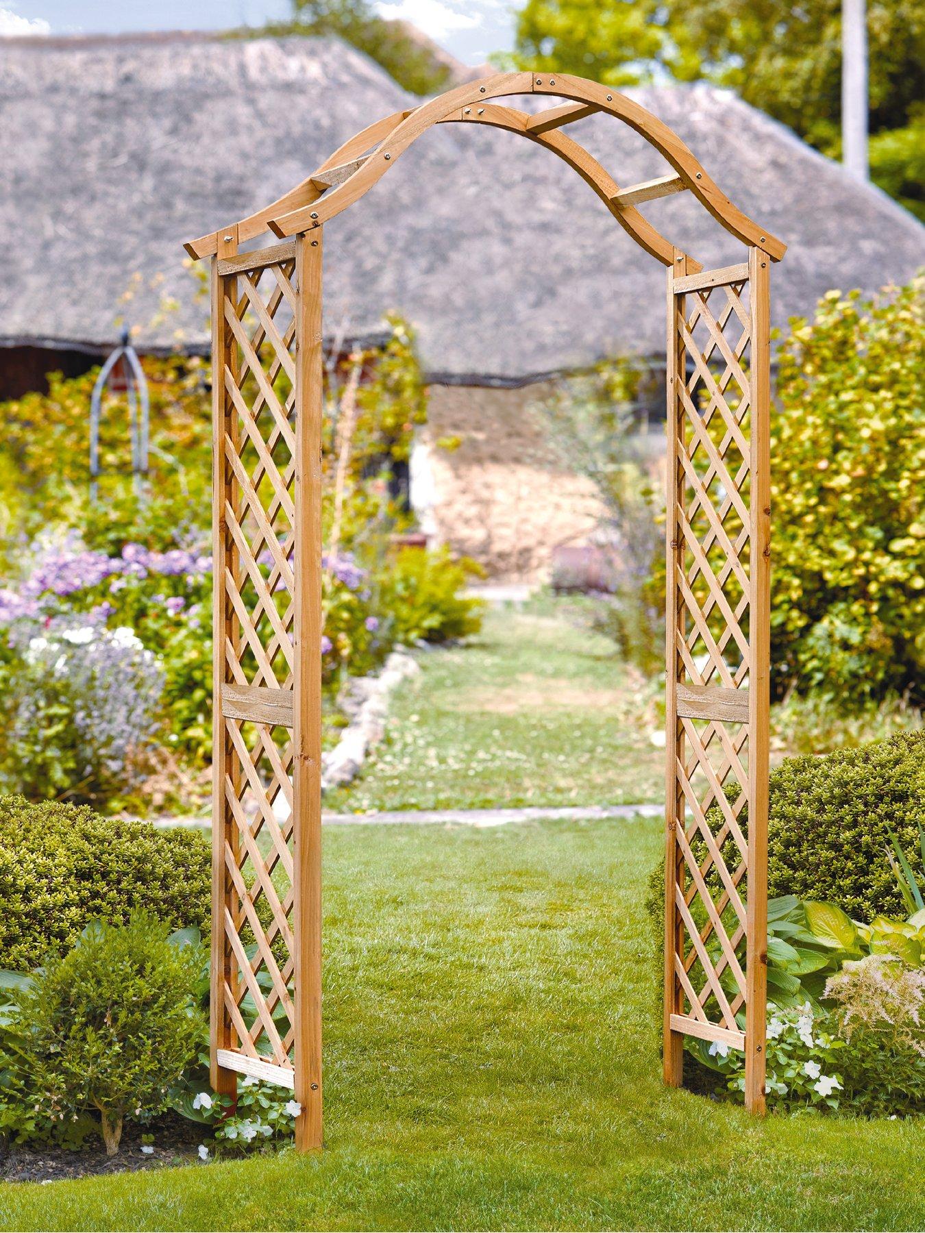 Product photograph of Smart Garden Woodland Arch - Tan 2 21m from very.co.uk