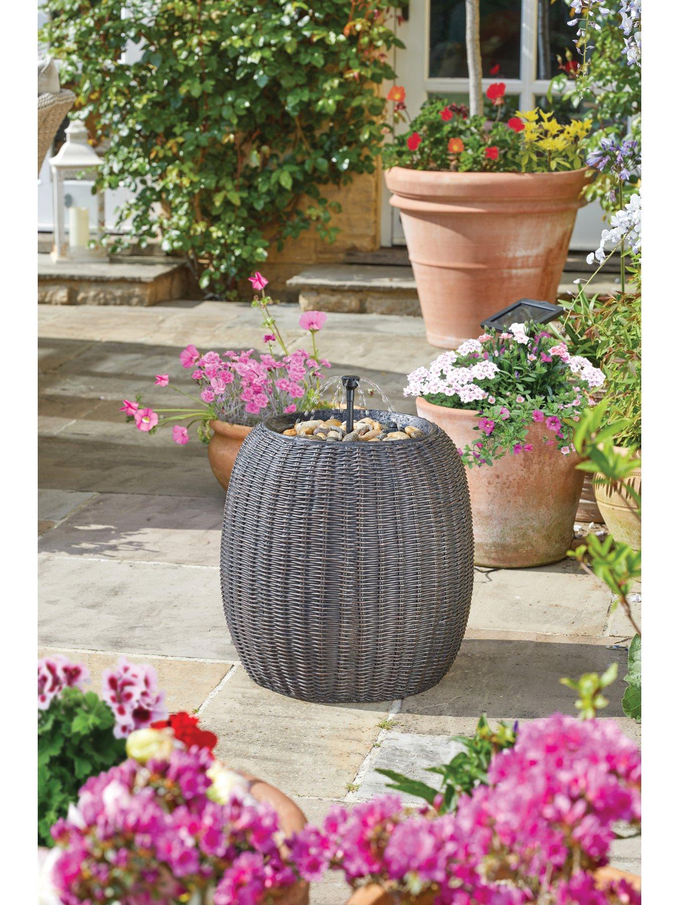 Product photograph of Smart Solar Water Weave Fountain from very.co.uk