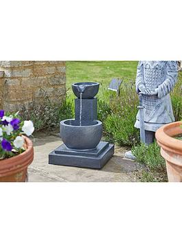 Product photograph of Smart Solar Fengshui Falls - Hybrid Water Feature from very.co.uk