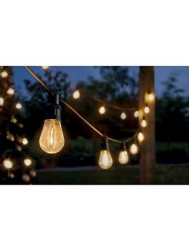 Product photograph of Smart Garden Vintage Festoon Lights - Warm White - Set Of 10 from very.co.uk