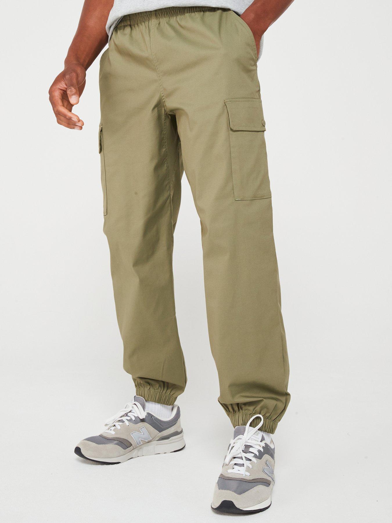 New Balance Mens Icon Twill Cargo Jogger - Khaki