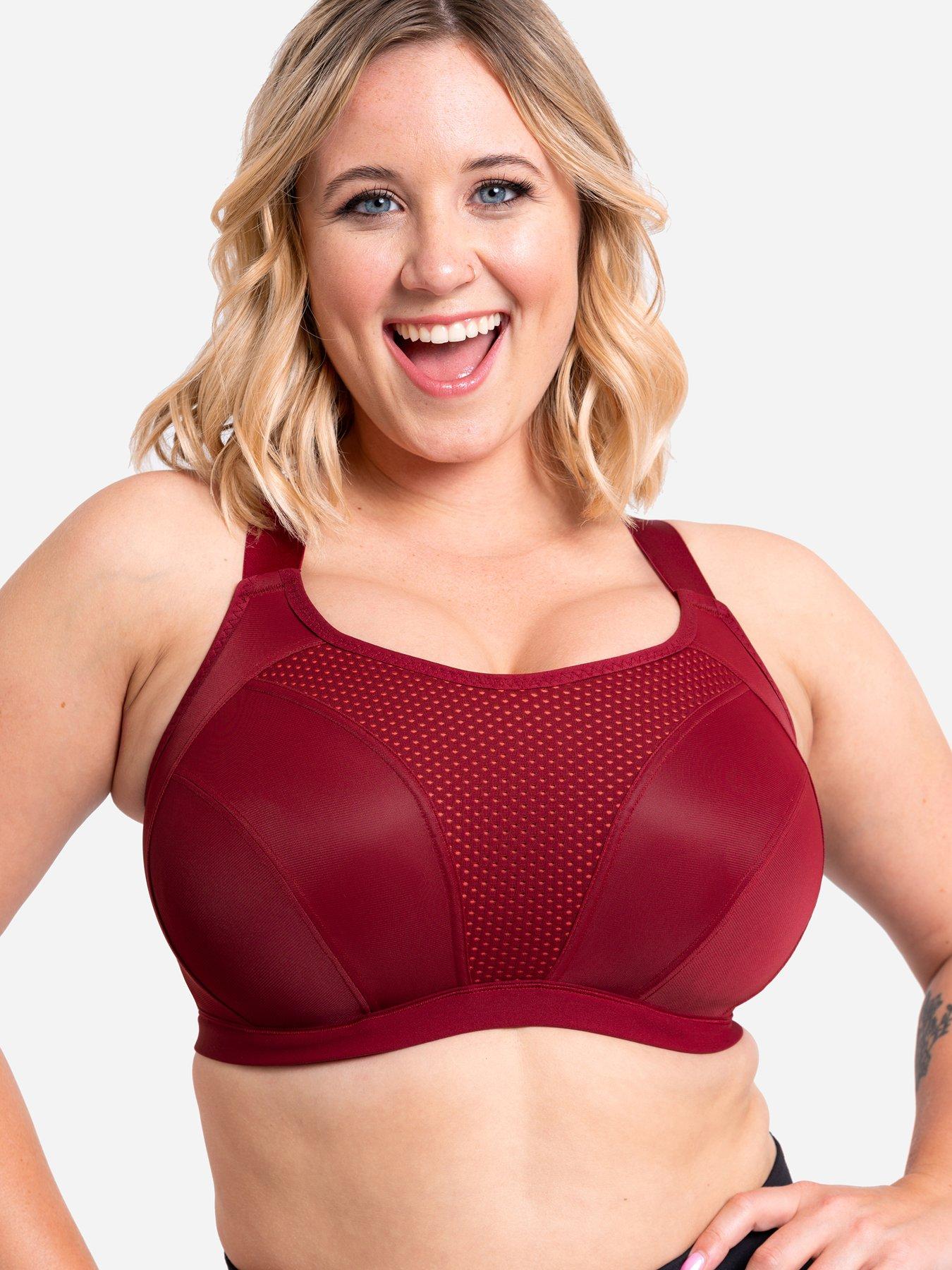 Curvy Kate Everymove Wired Sports Bra Beet - Red/coral
