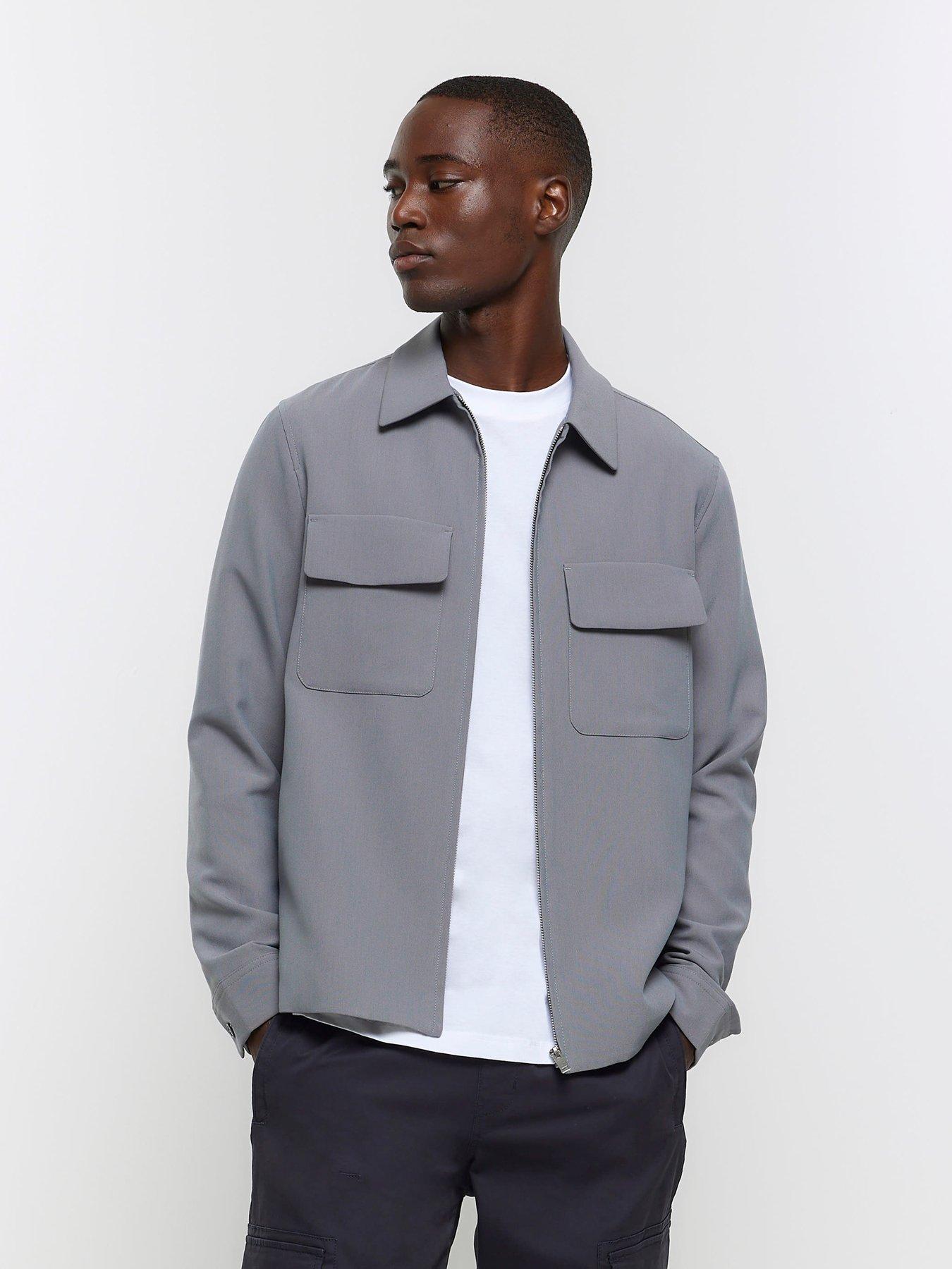 Mens river island on sale jacket