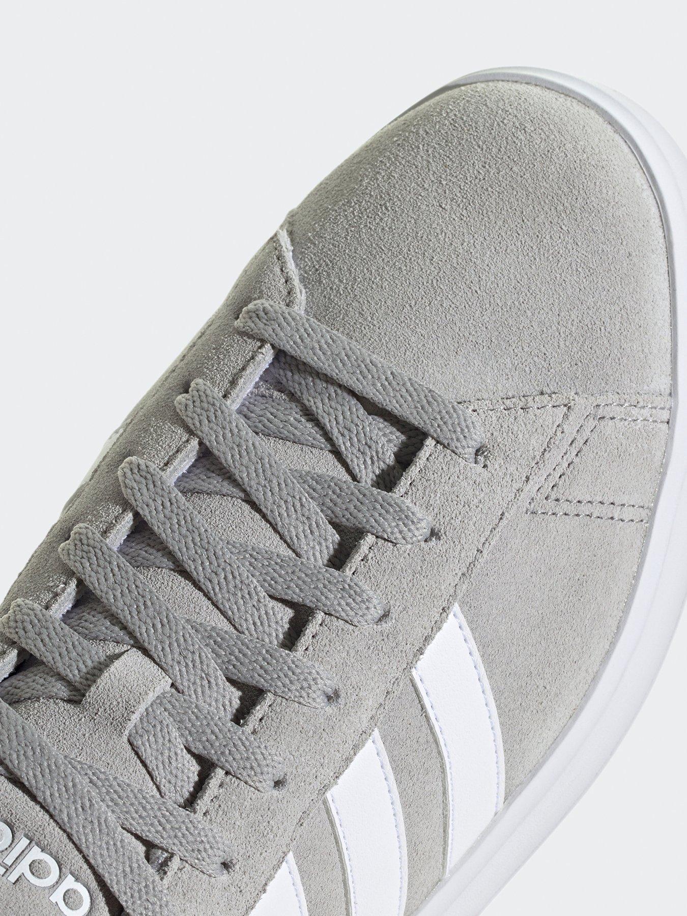 Men s Grand Court Suede 2.0 Trainers Grey White