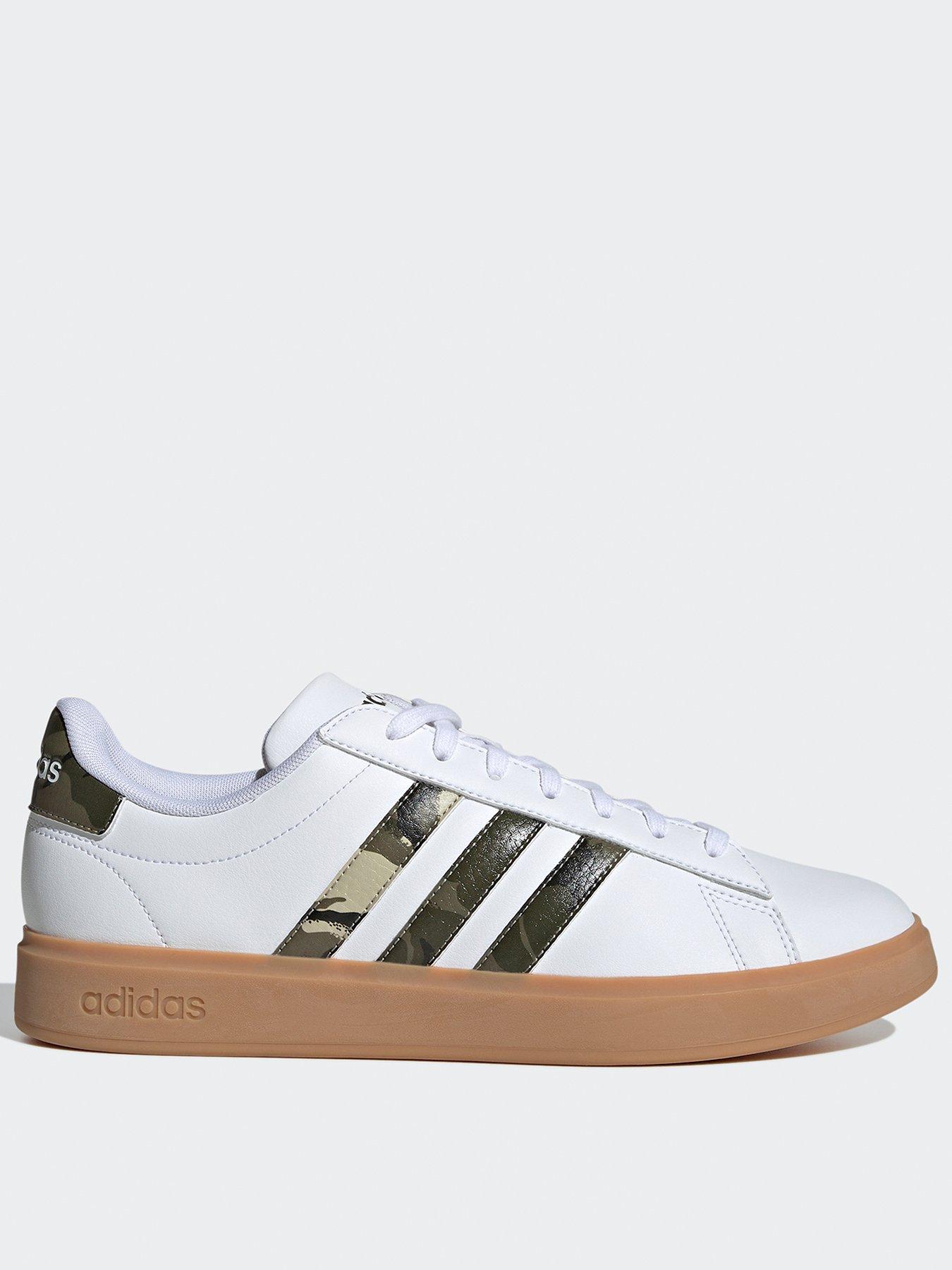 adidas Sportswear Men s Grand Court 2.0 Trainers White Khaki