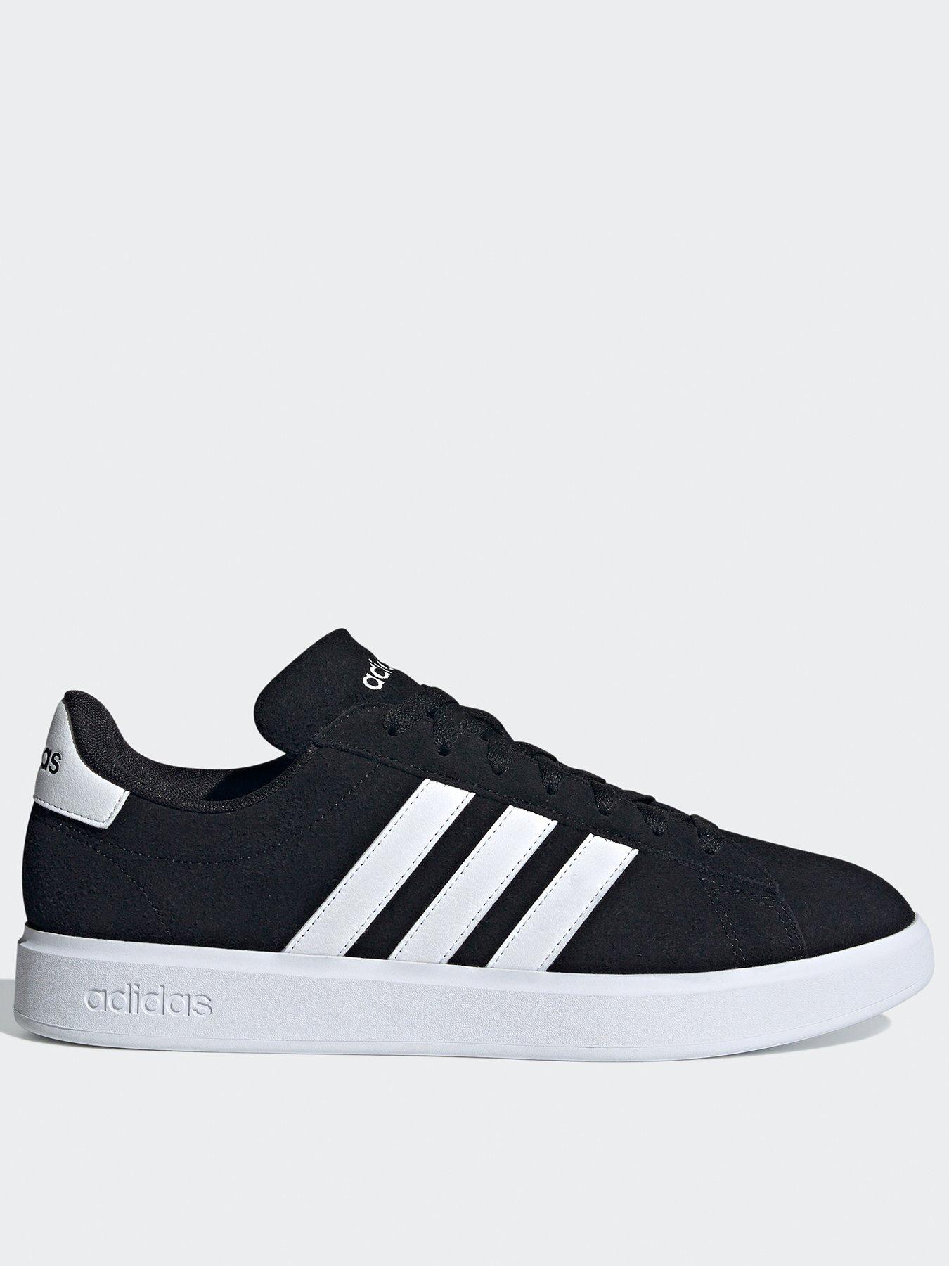 Black and white suede adidas hotsell