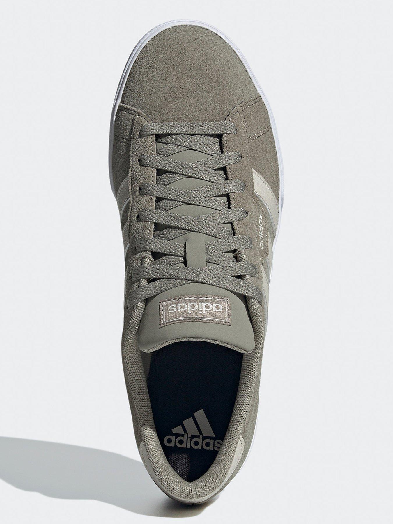 Mens adidas grey suede trainers hotsell