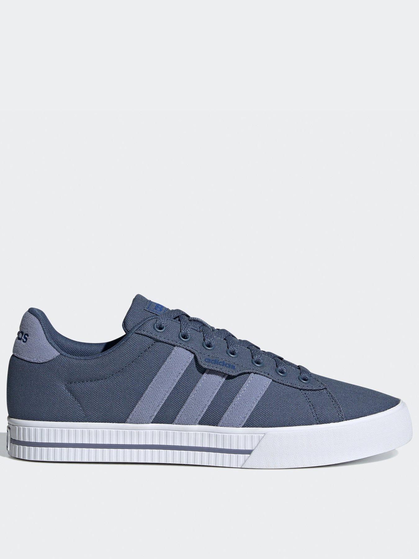 adidas Sportswear Mens Canvas Daily 3.0 Trainers Blue Very