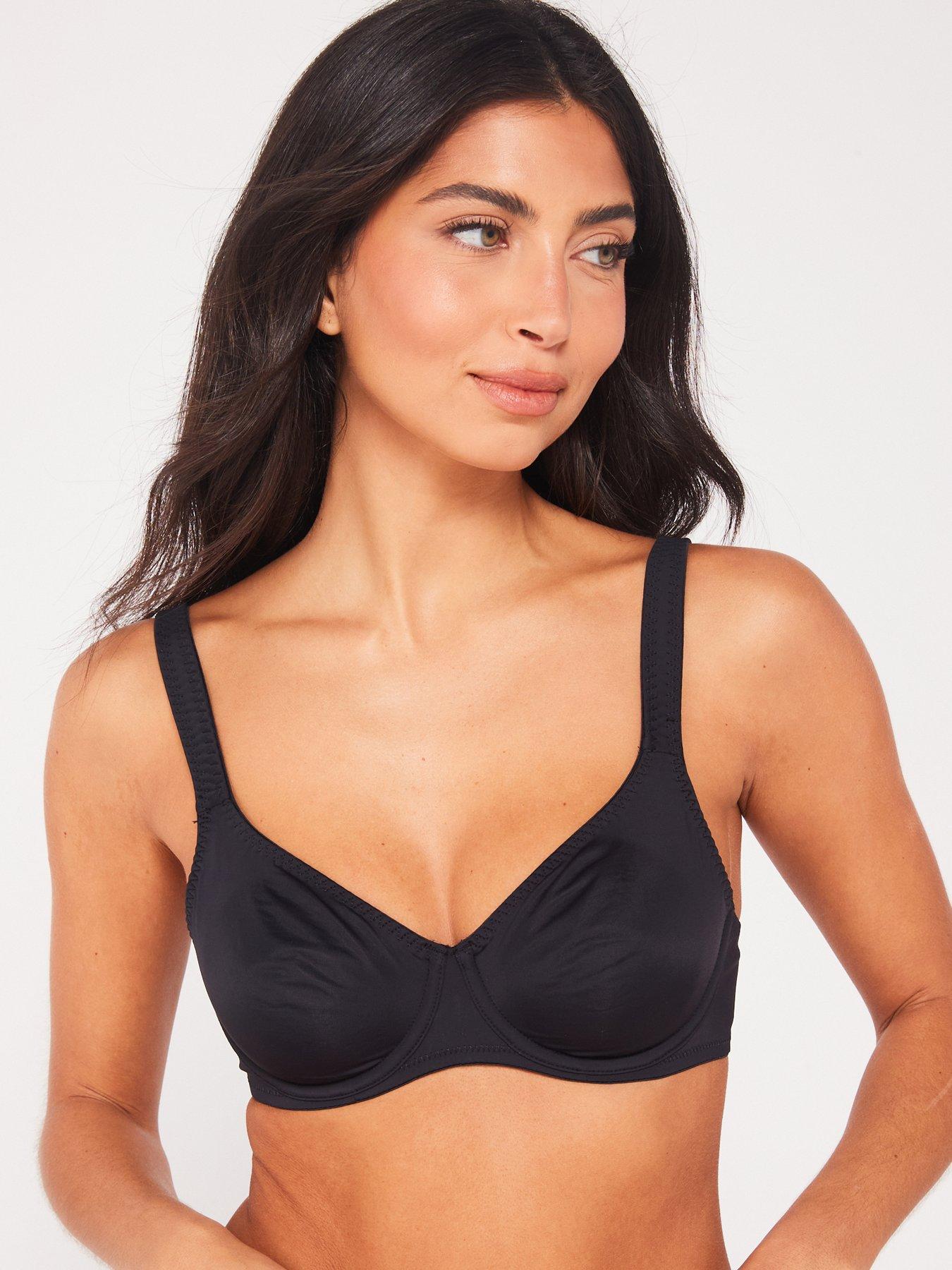 undefined Lindsay/Non Padded Wired Bra - Black