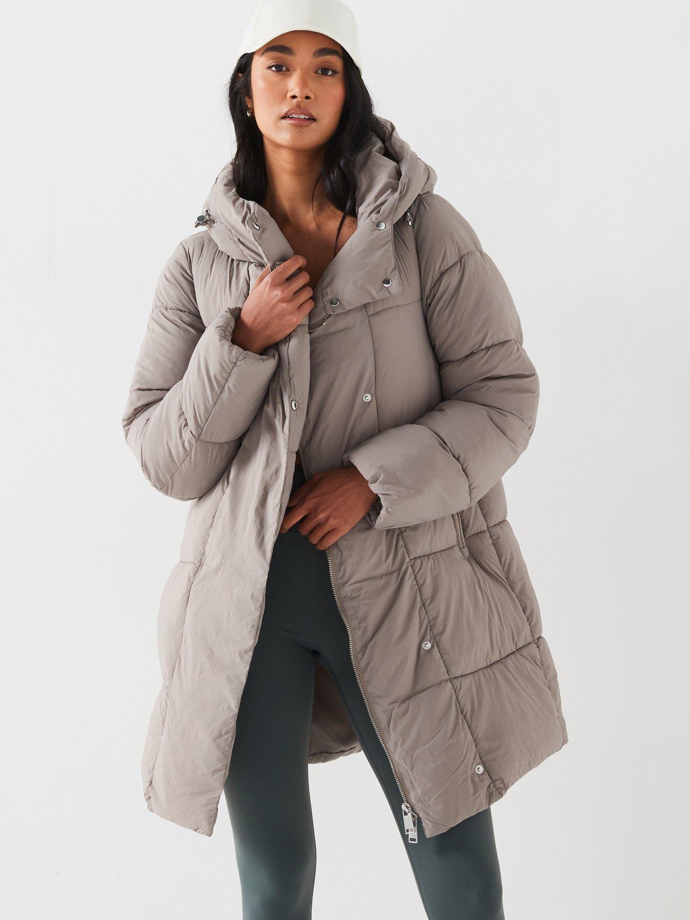 Women's beige coat uk top