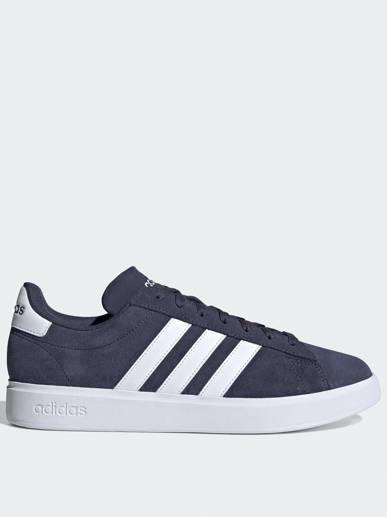 Adidas vl court suede trainers clearance grey