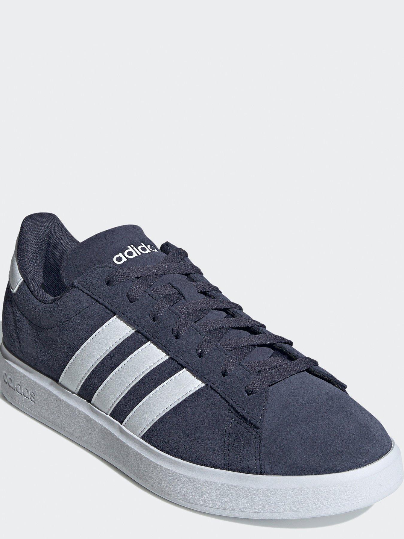 Adidas grand court hot sale men's suede sneakers