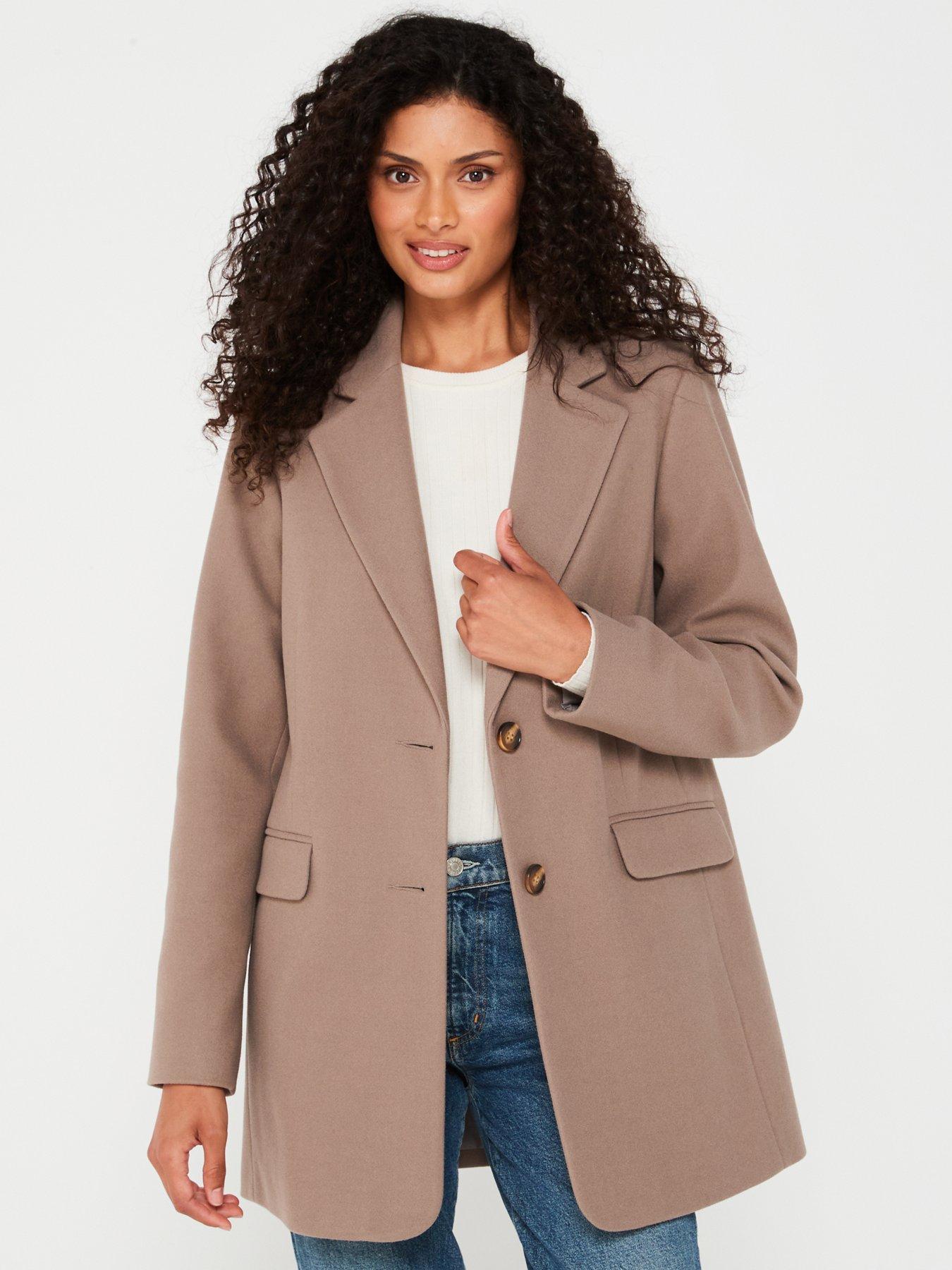 Ladies long blazer coat best sale