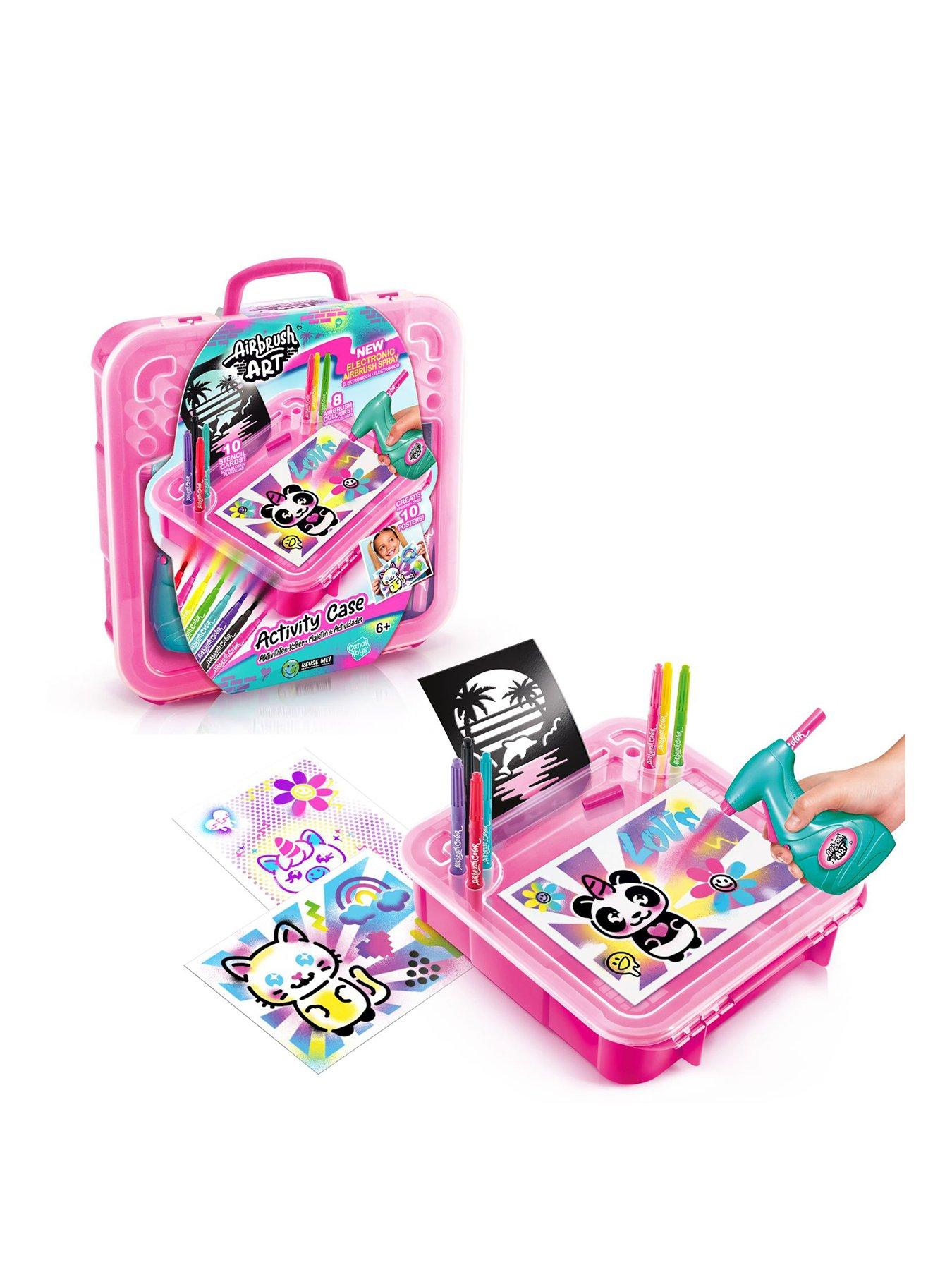 Image 1 of 6 of Airbrush Plush Airbrush Art Activity Case