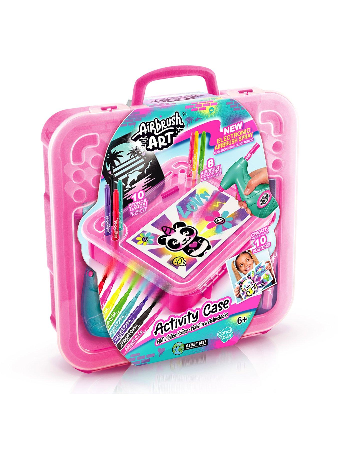 Image 2 of 6 of Airbrush Plush Airbrush Art Activity Case