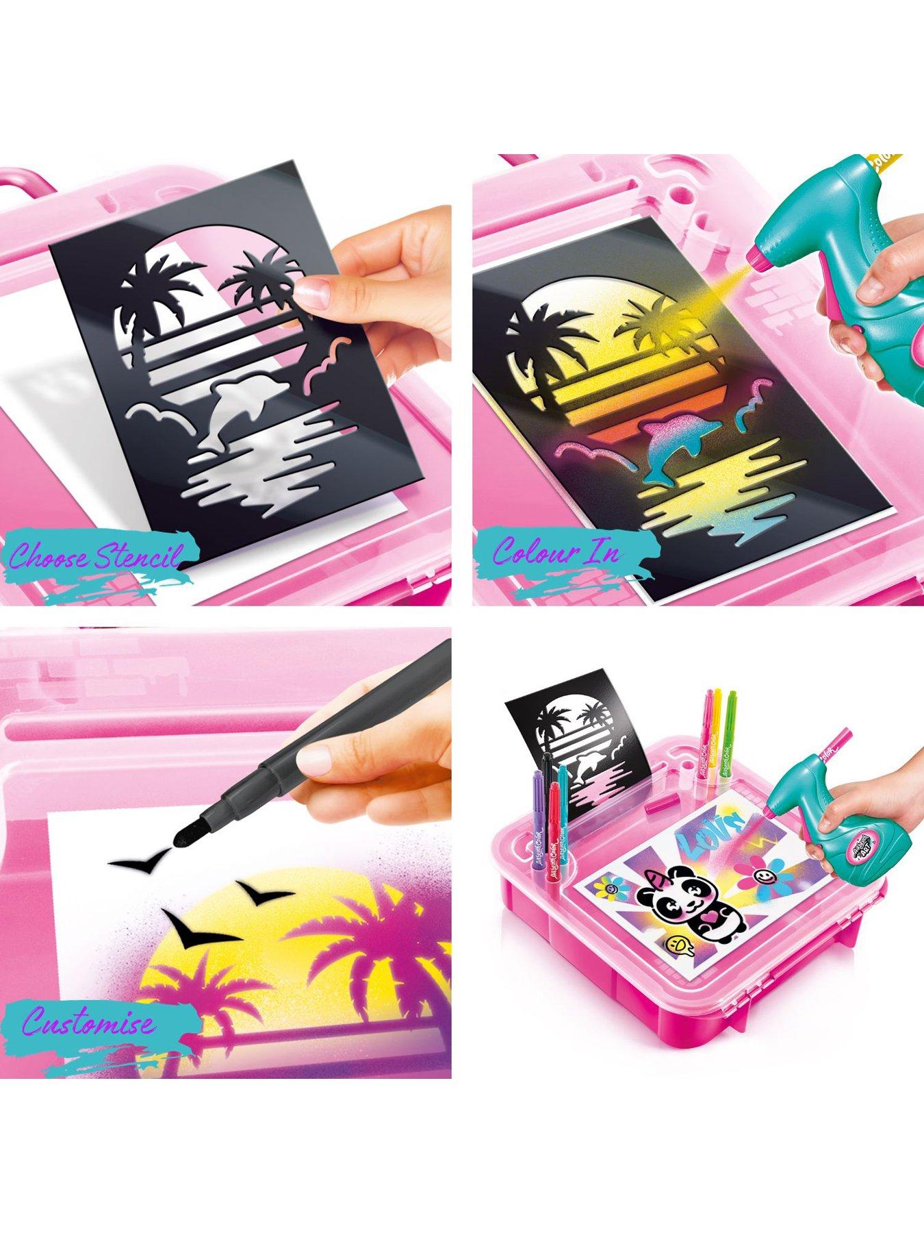 Image 5 of 6 of Airbrush Plush Airbrush Art Activity Case