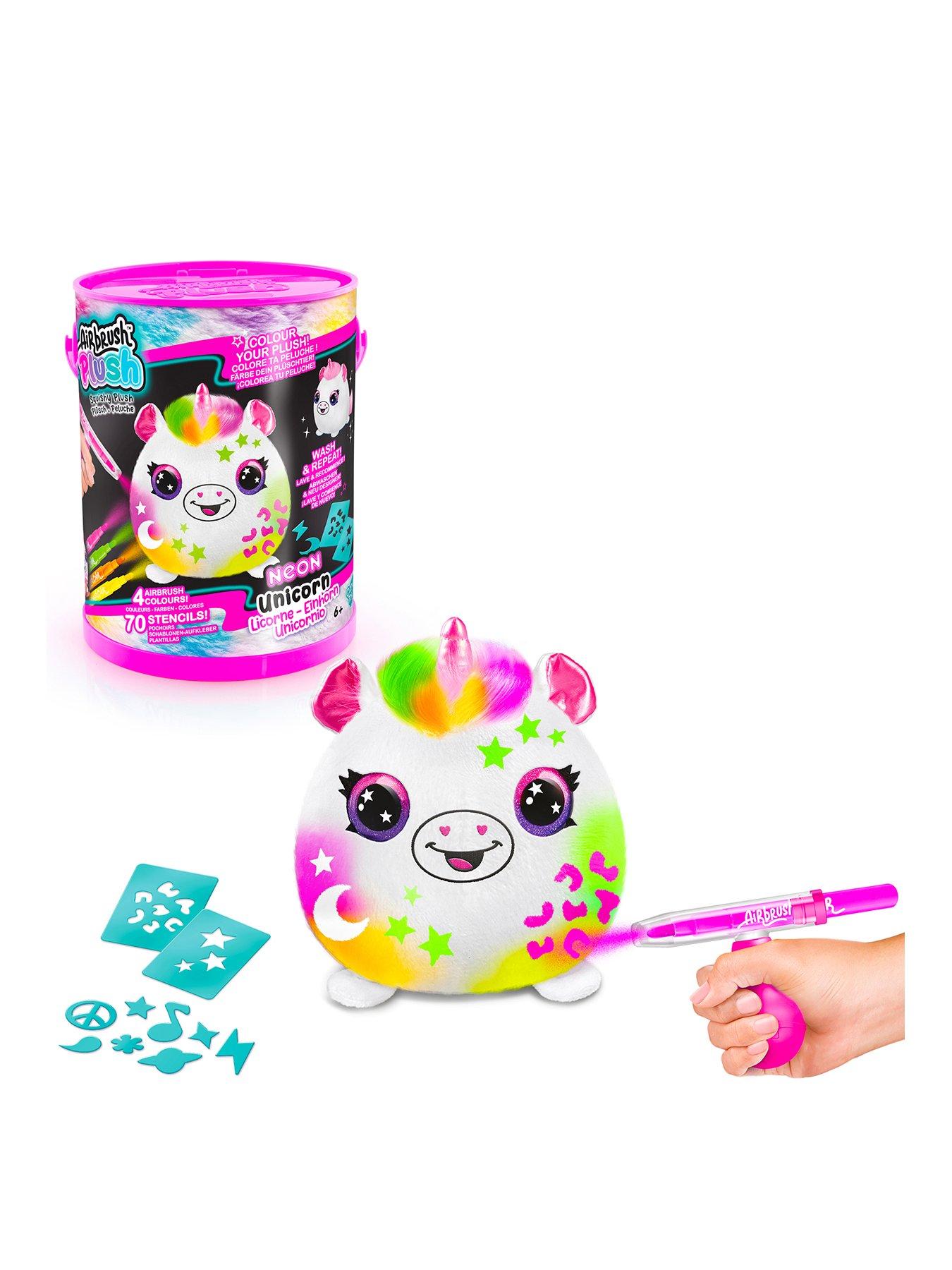 Image 1 of 7 of Airbrush Plush Squishy Neon