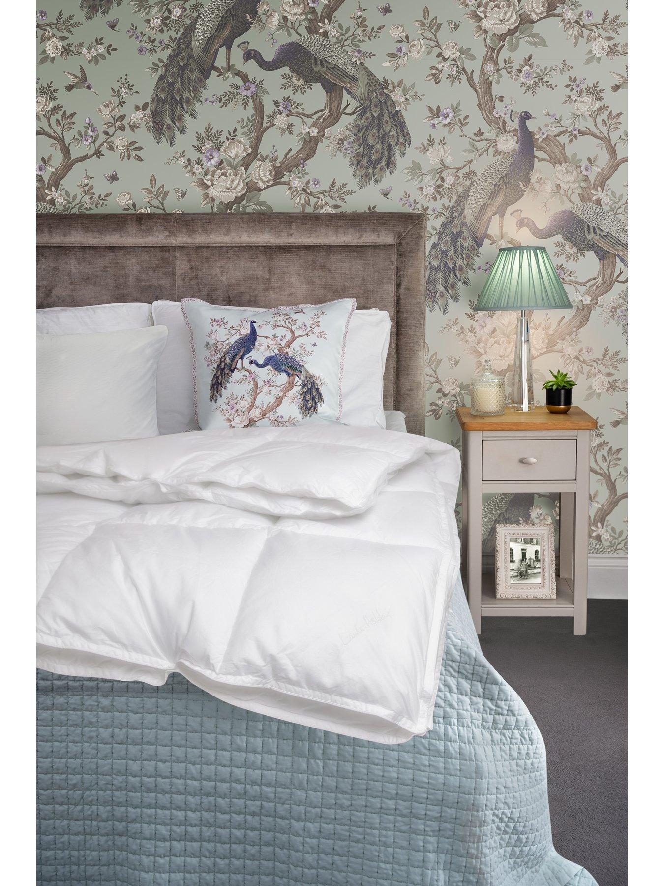 Product photograph of Laura Ashley Soft As Down All Season 13 5 Tog Duvet - White from very.co.uk