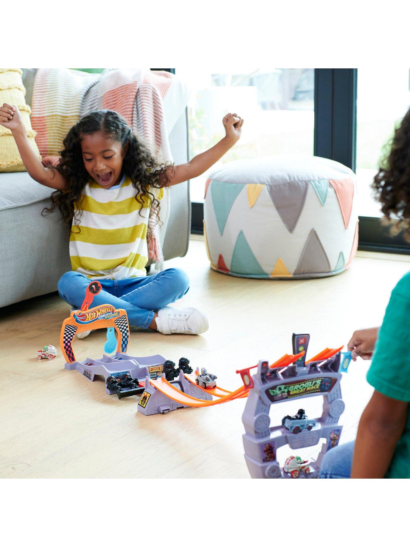 Hot Wheels RacerVerse Grogu's Great Race Trackset & Vehicles | Very.co.uk