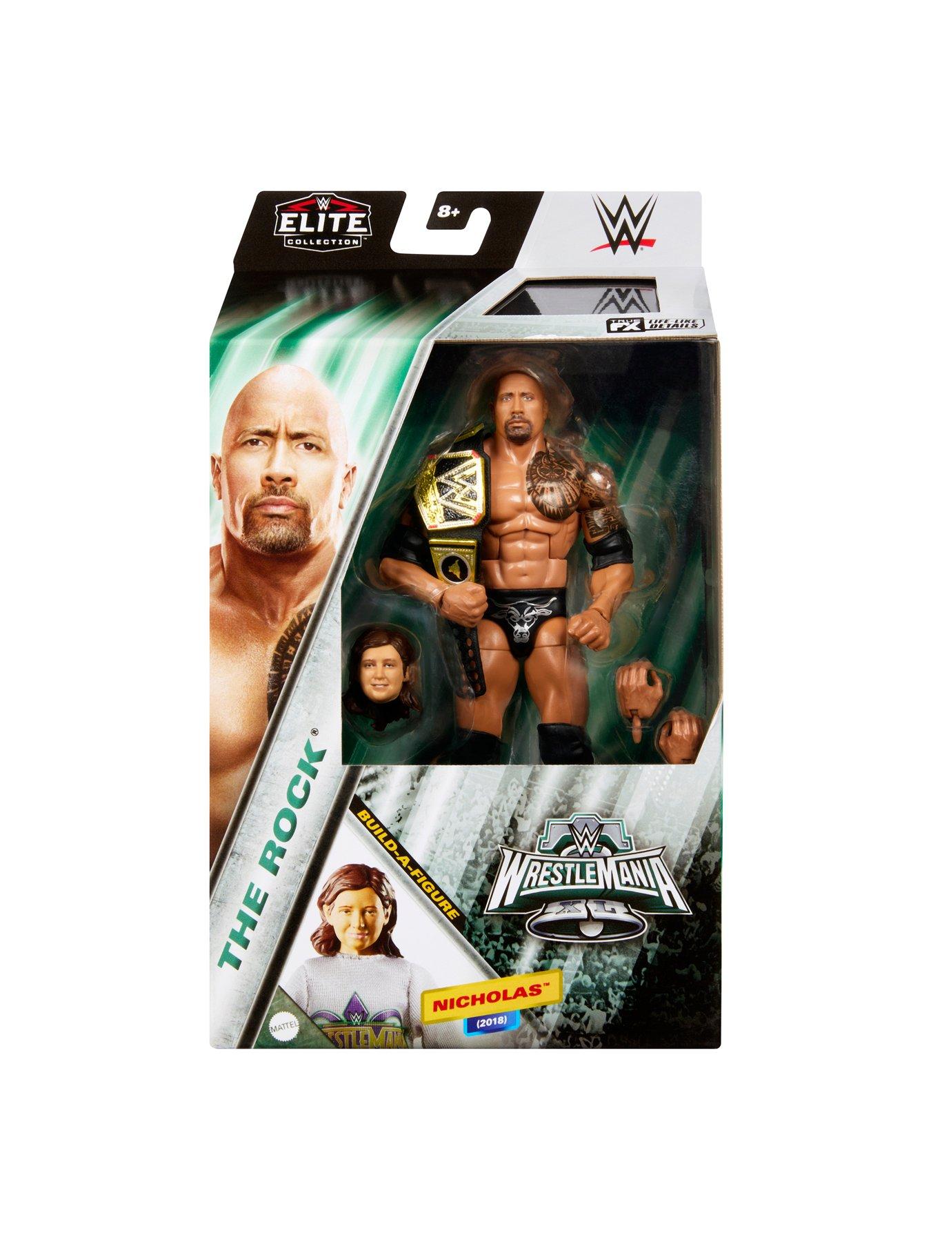 WWE WrestleMania Elite Collection The Rock Action Figure | Very.co.uk