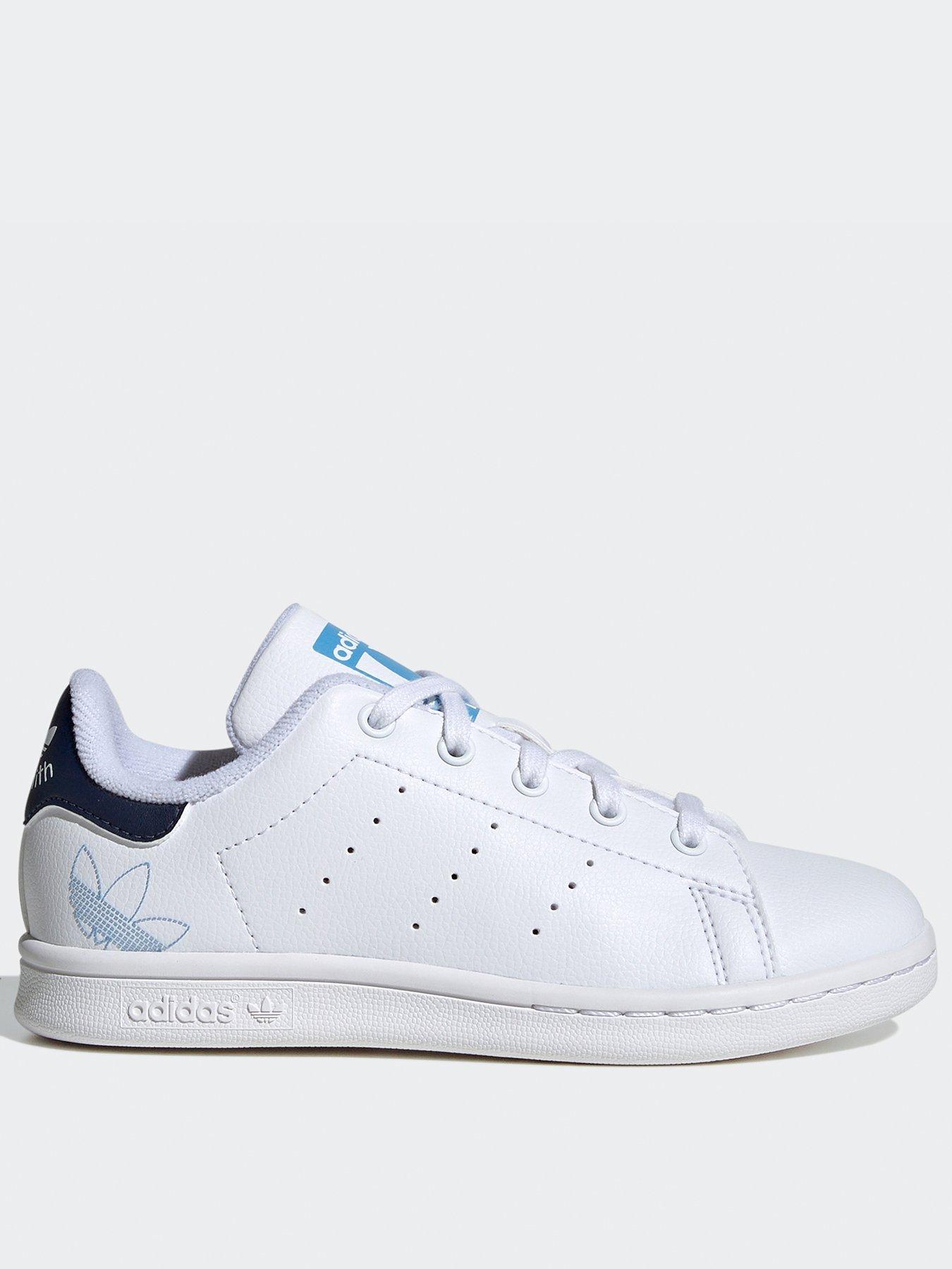 Kids Boys Stan Smith Trainers White Blue
