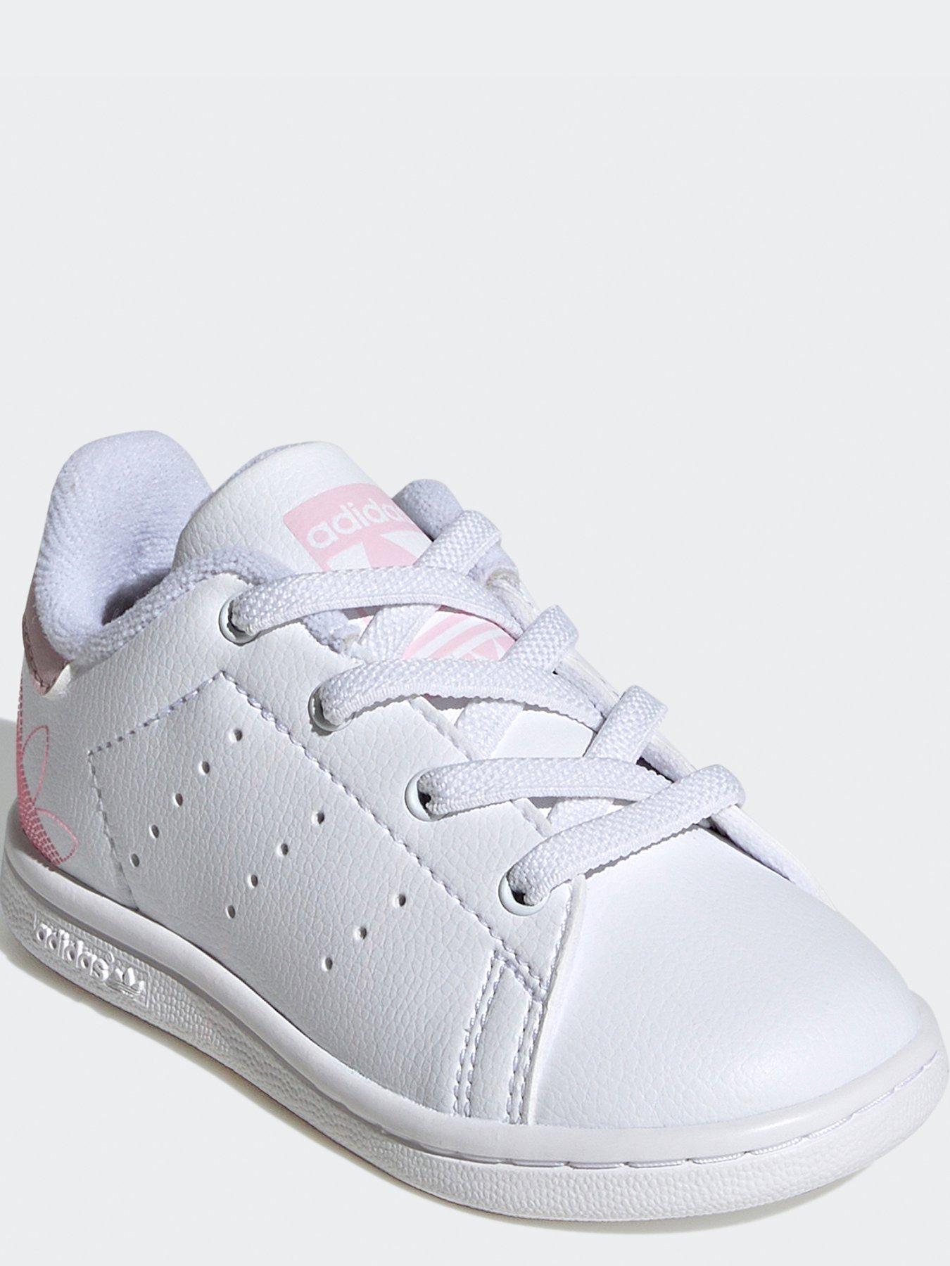 Infant Girls Stan Smith Trainers White Pink