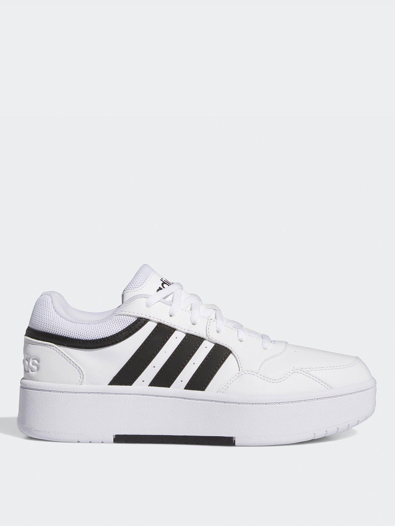 adidas Sportswear Womens Hoops 3.0 Bold Trainers - White/Black | Very.co.uk