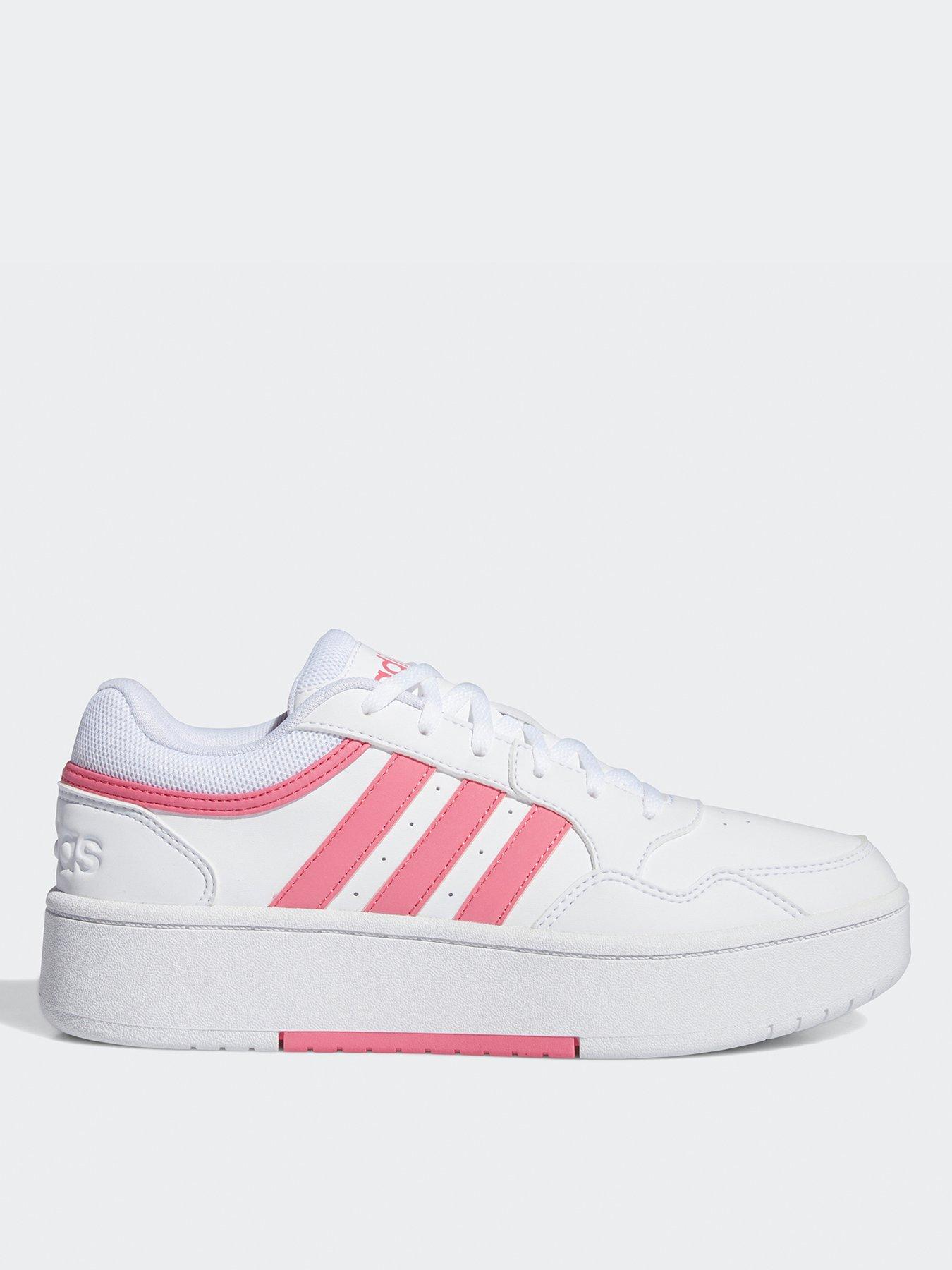adidas Sportswear Women's Hoops Bold Trainers White/Pink Very