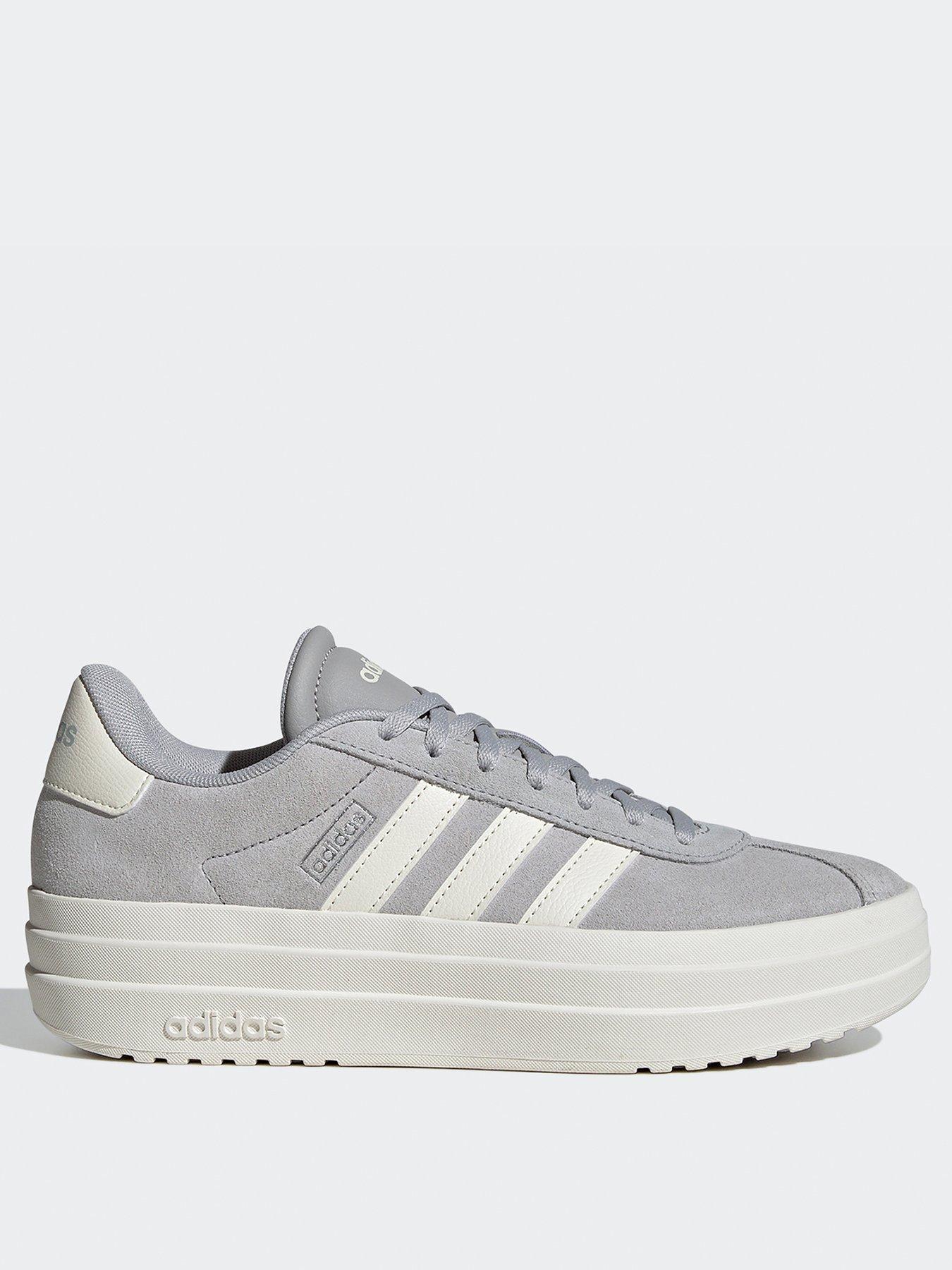 Image 2 of 8 of adidas Sportswear Women's VL Court Bold Trainers - Grey/White