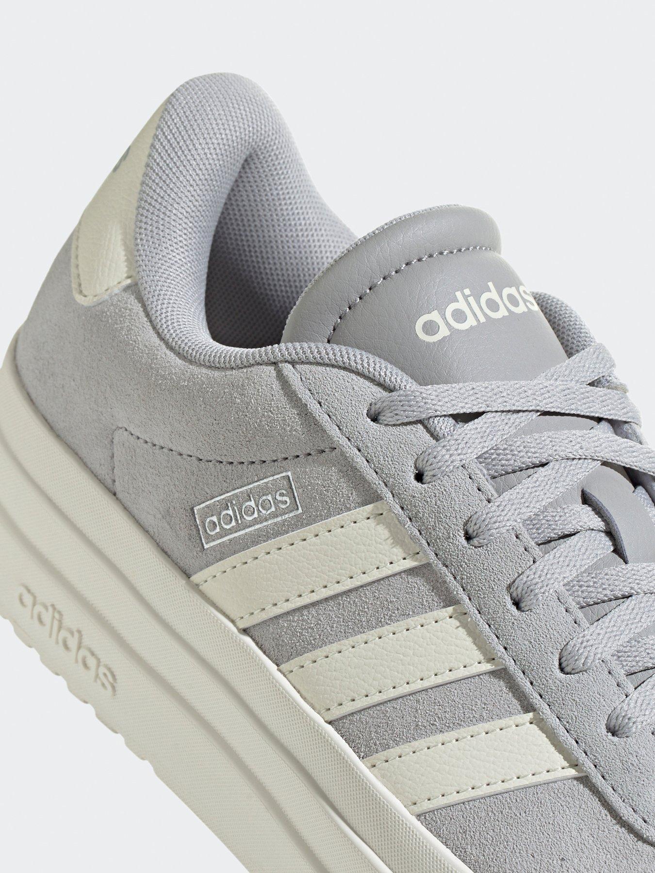 Image 7 of 8 of adidas Sportswear Women's VL Court Bold Trainers - Grey/White