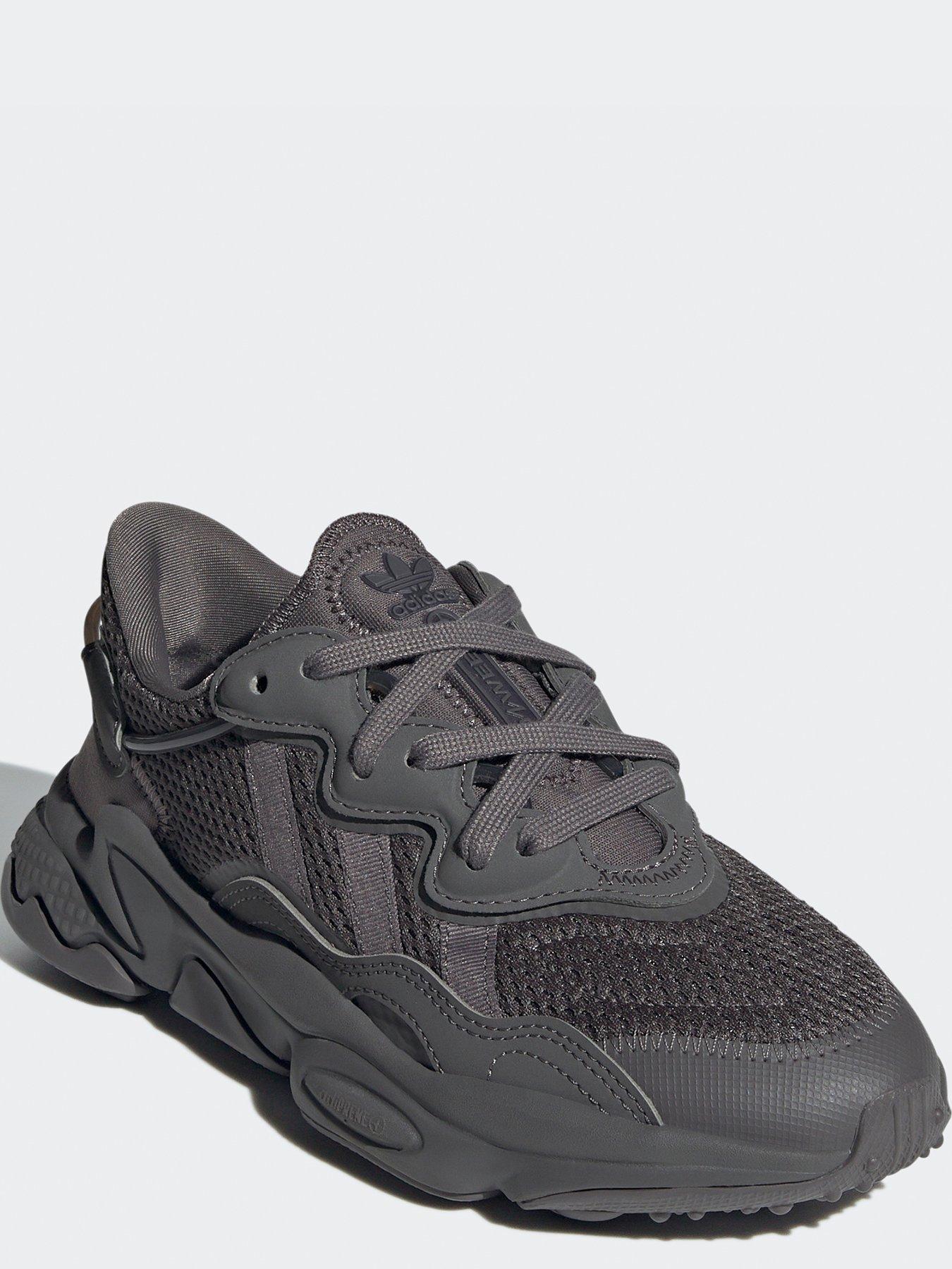 adidas Originals Junior Boys Ozweego Trainers Dark Grey Very