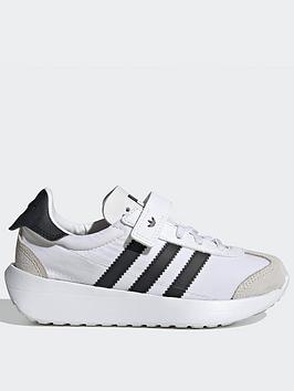 Adidas Originals Kids Unisex Country Xlg Trainers - White/Grey
