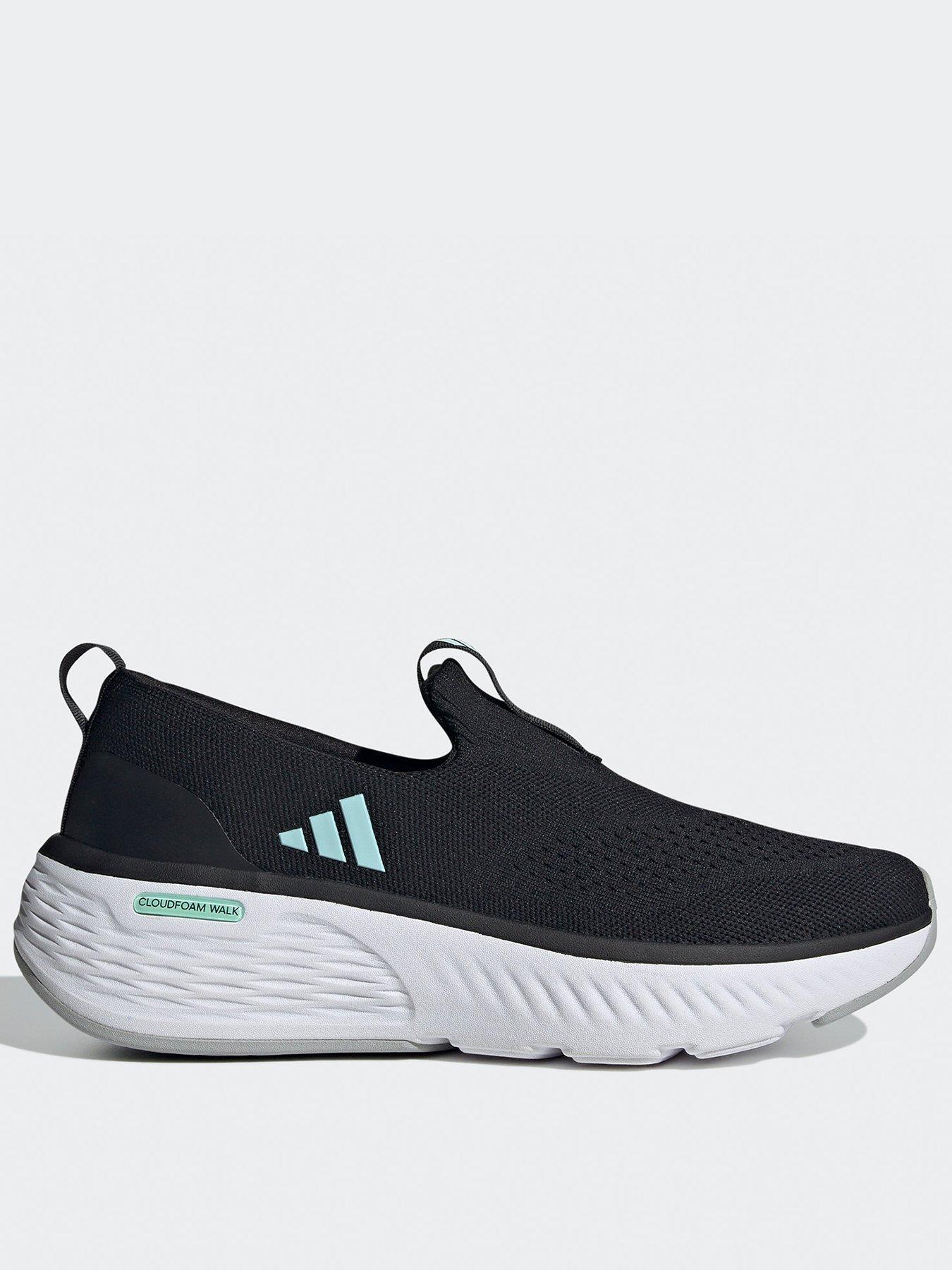 undefined Women's Cloudfoam Go Lounger Trainers - Black/White