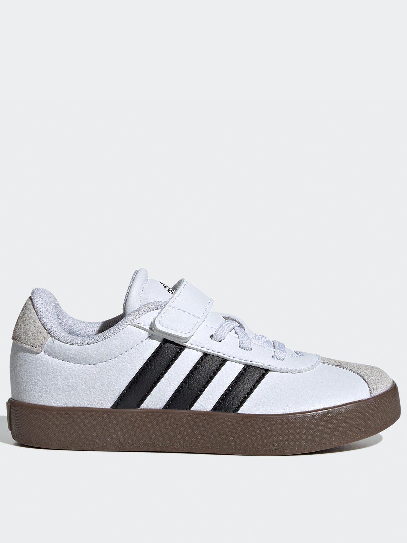 adidas Sportswear Kids Unisex VL Court 3.0 Velcro Trainers - White ...