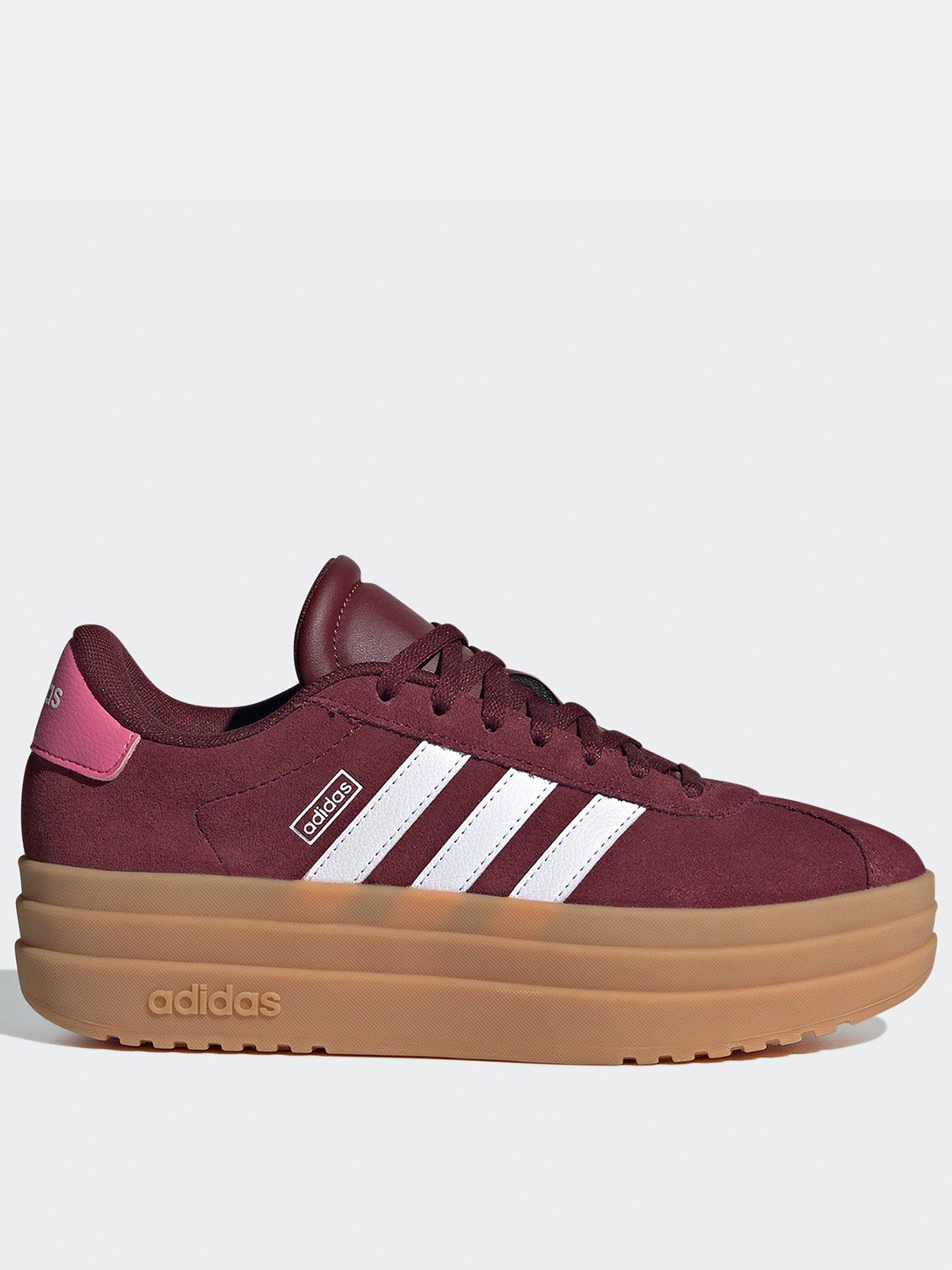 Image 1 of 5 of adidas Sportswear Junior Girls VL Court Bold Trainers - Red/Pink