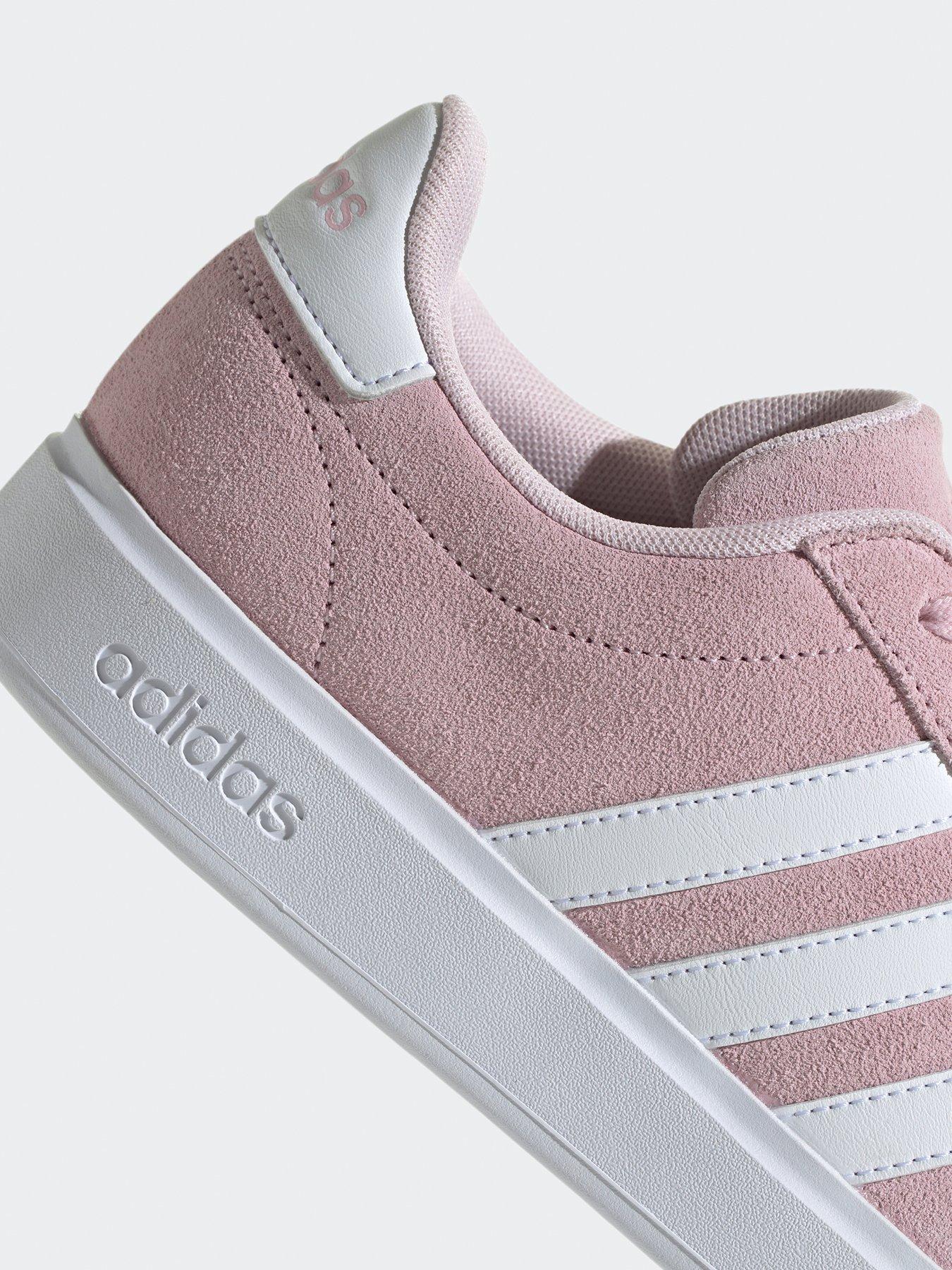 Adidas grand court dust pink best sale