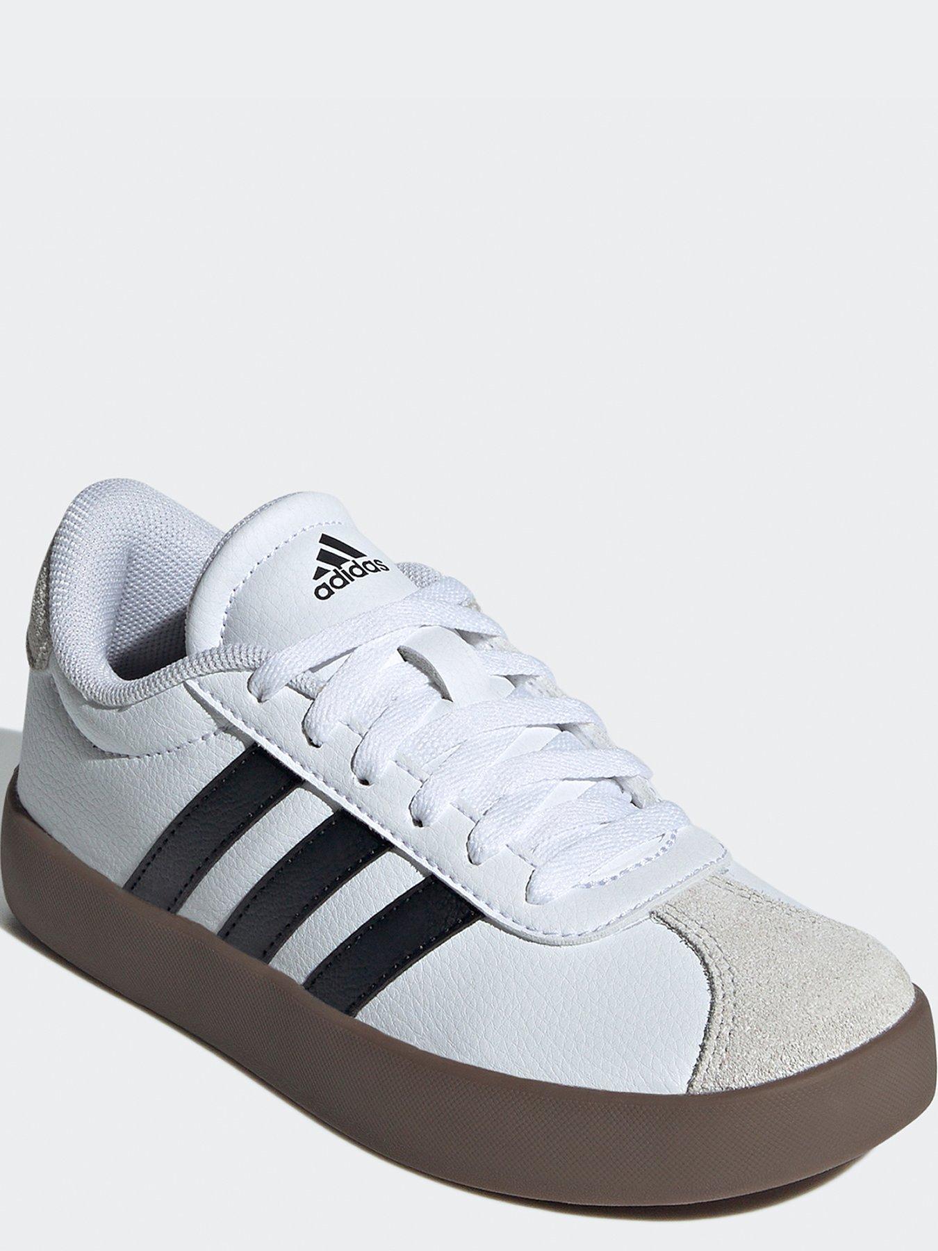 Image 2 of 6 of adidas Sportswear Kids Unisex Vl Court 30 Trainers - White/Black