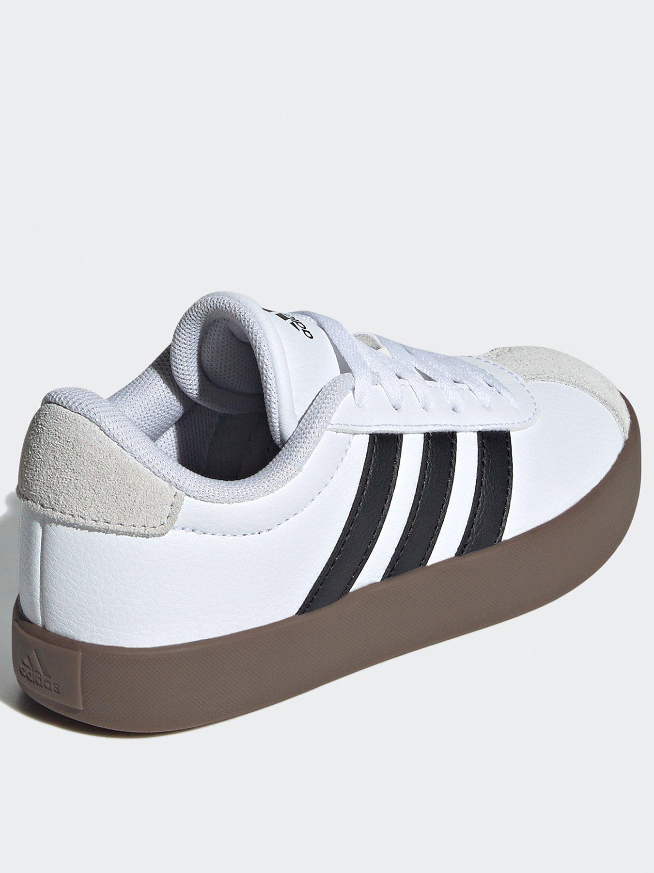 Image 3 of 6 of adidas Sportswear Kids Unisex Vl Court 30 Trainers - White/Black
