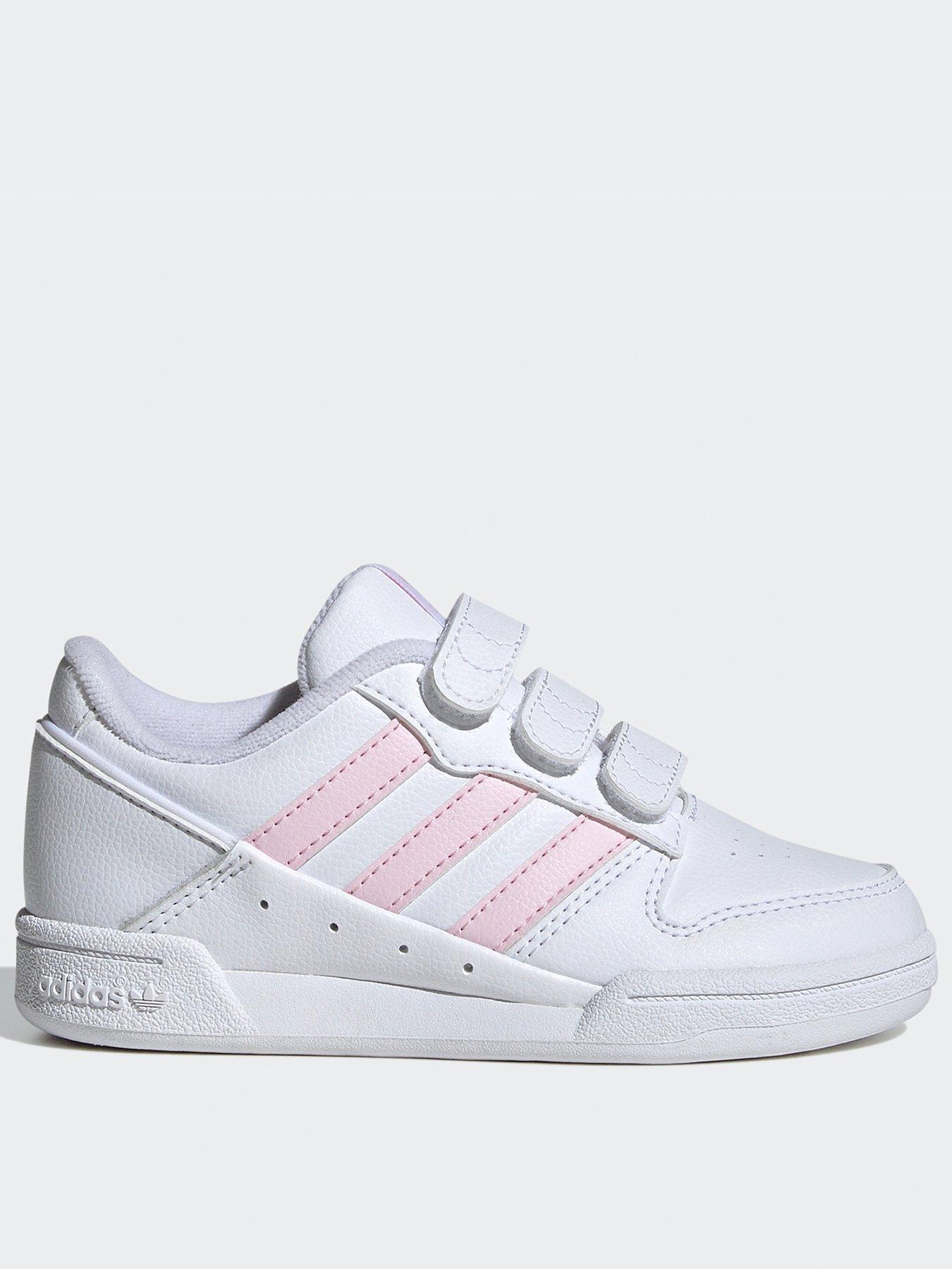 Grey and pink adidas trainers hotsell