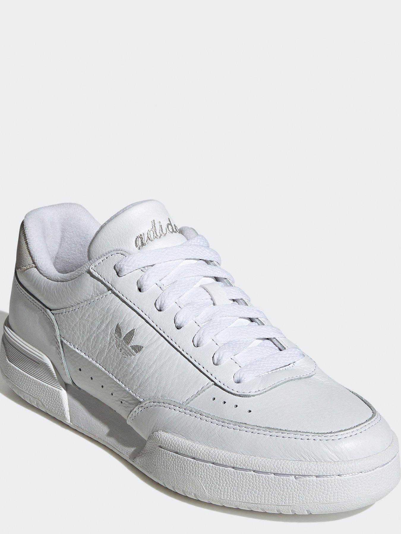 Adidas all store white trainers womens