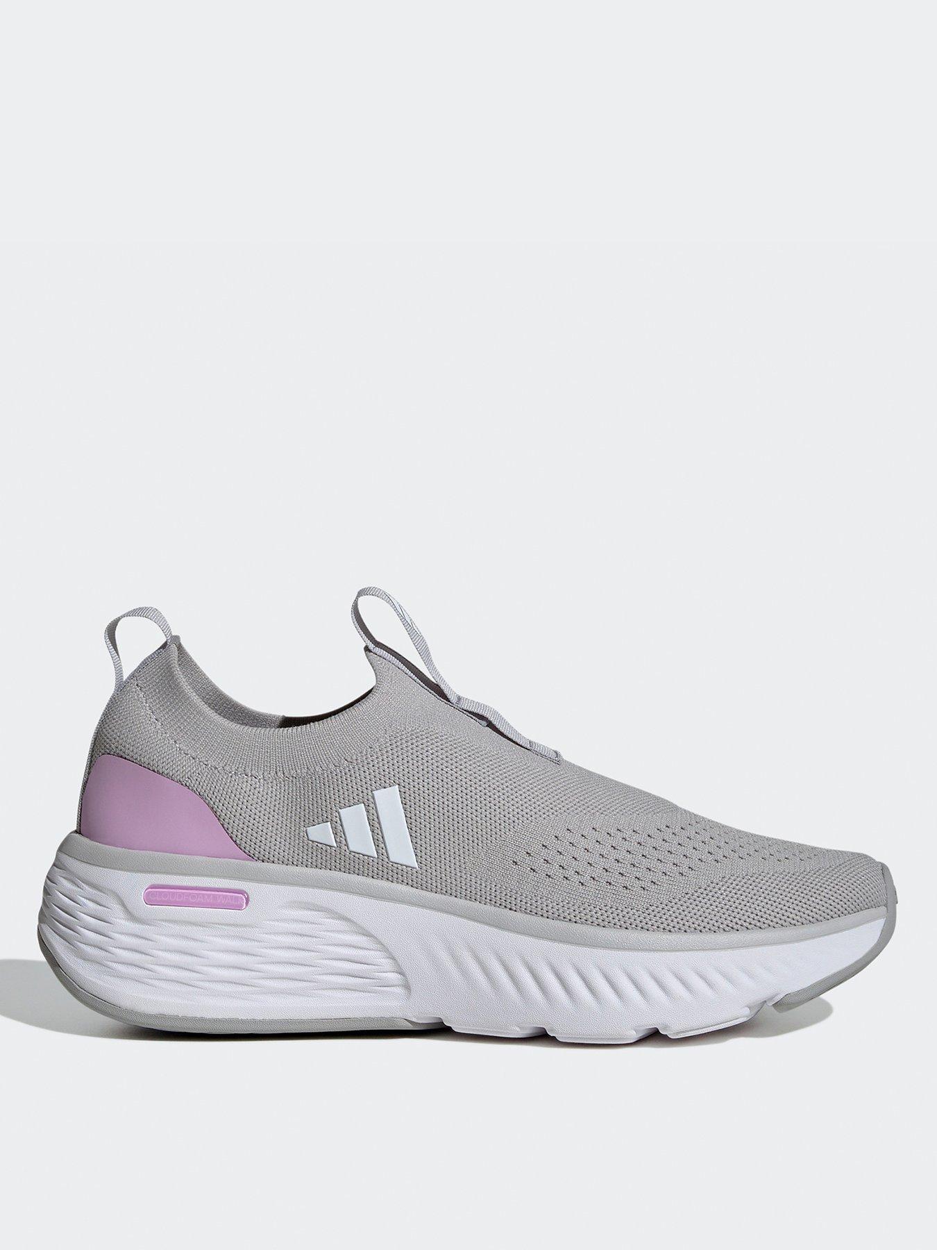 Women s Cloudfoam Go Sock Trainers Light Grey