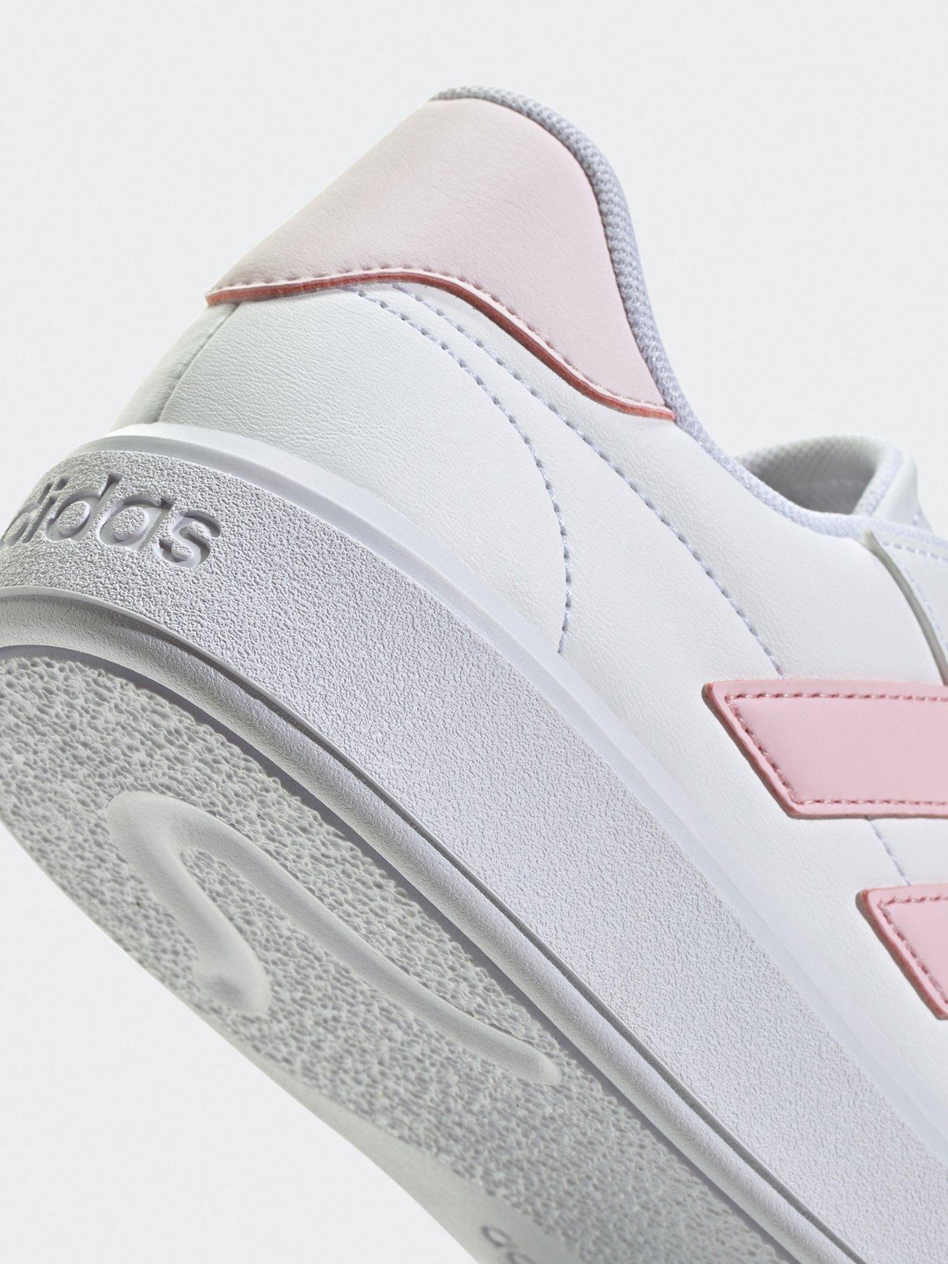 adidas Sportswear Womens Courtblock Trainers White Pink Very