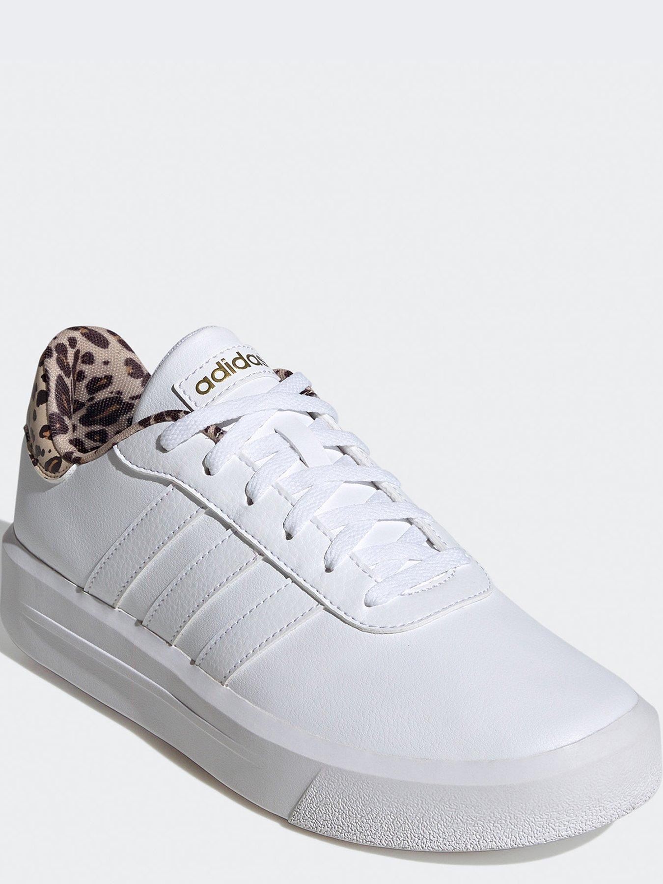 adidas Sportswear Womens Court Platform Animal Trainers Off White Very