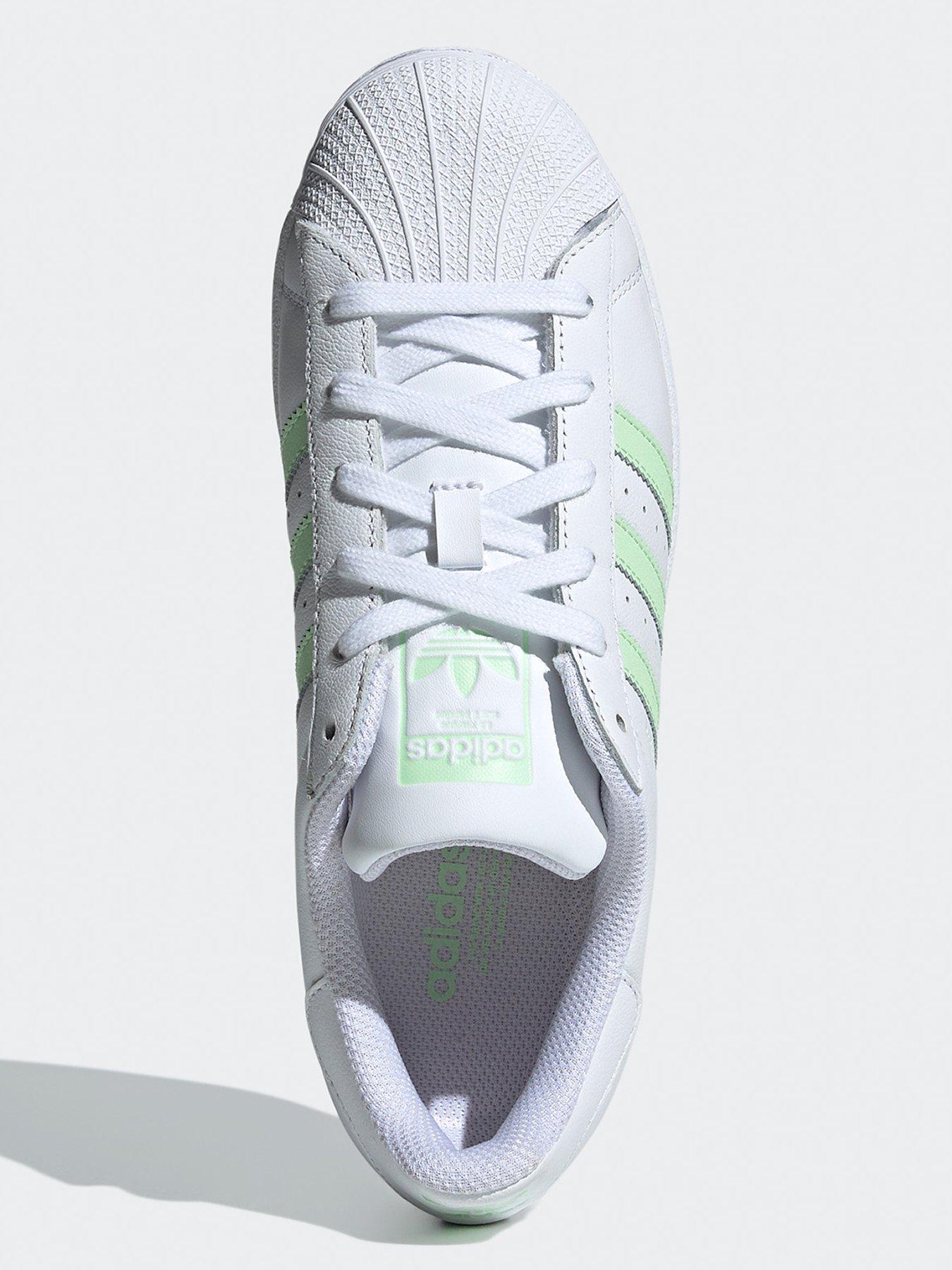 Women s Superstar Trainers White Green