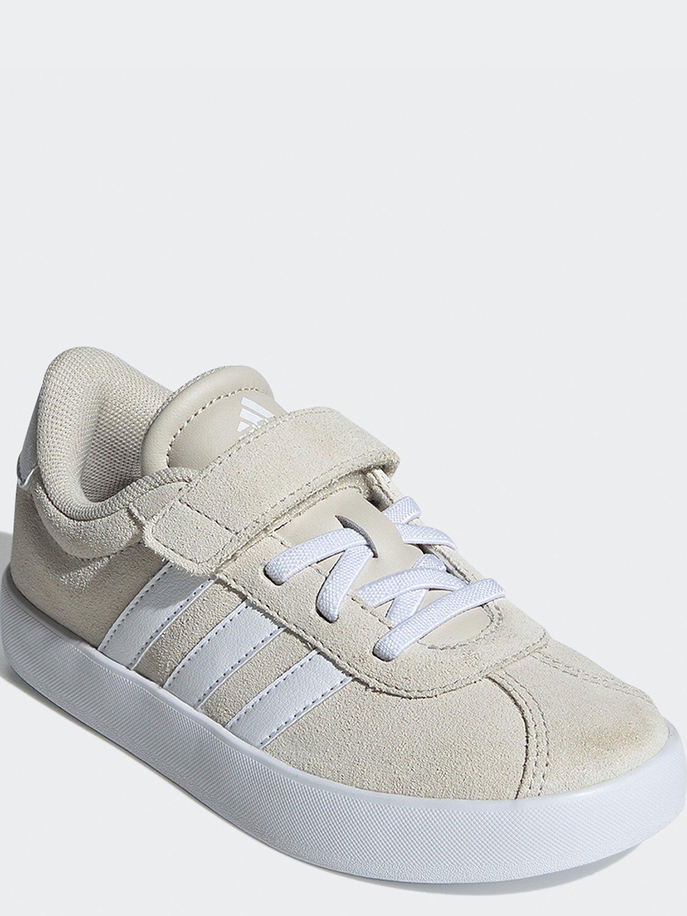 adidas Sportswear Kids Unisex VL Court 3.0 Velcro Trainers Light Grey Very