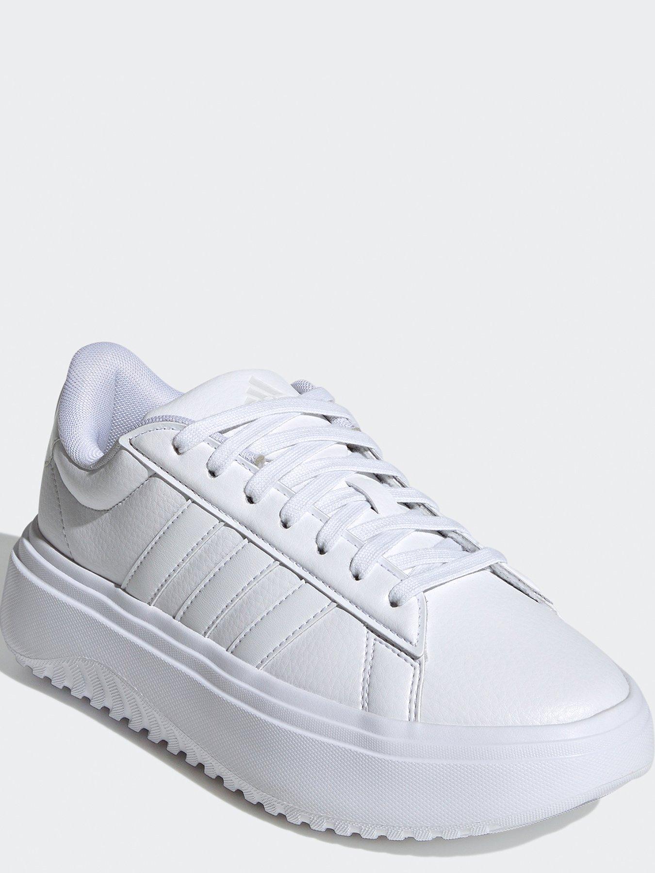 adidas Sportswear Women s Grand Court Platform Trainers White Very