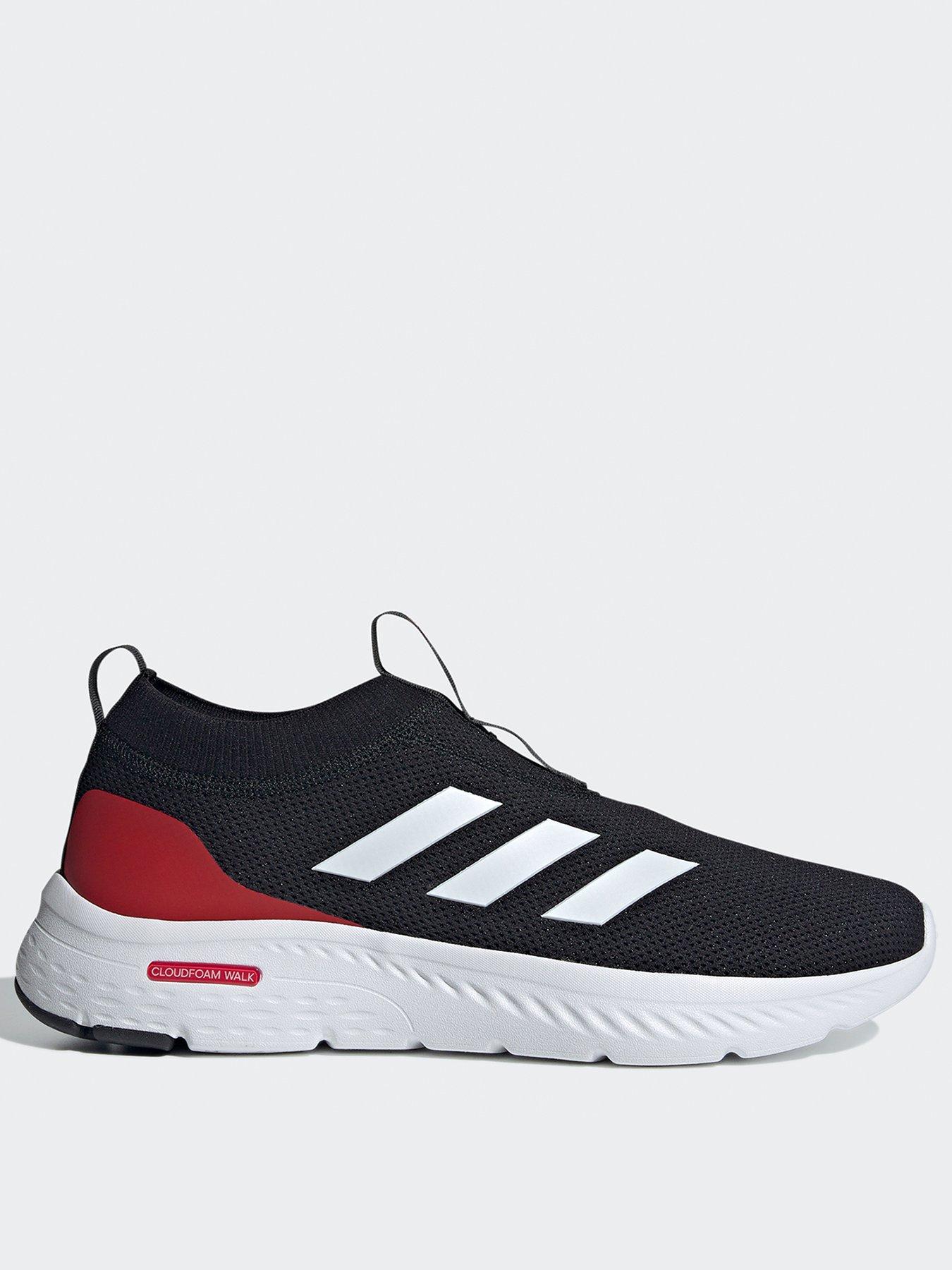 undefined Mens Cloudfoam Move Sock Trainer - Black/White